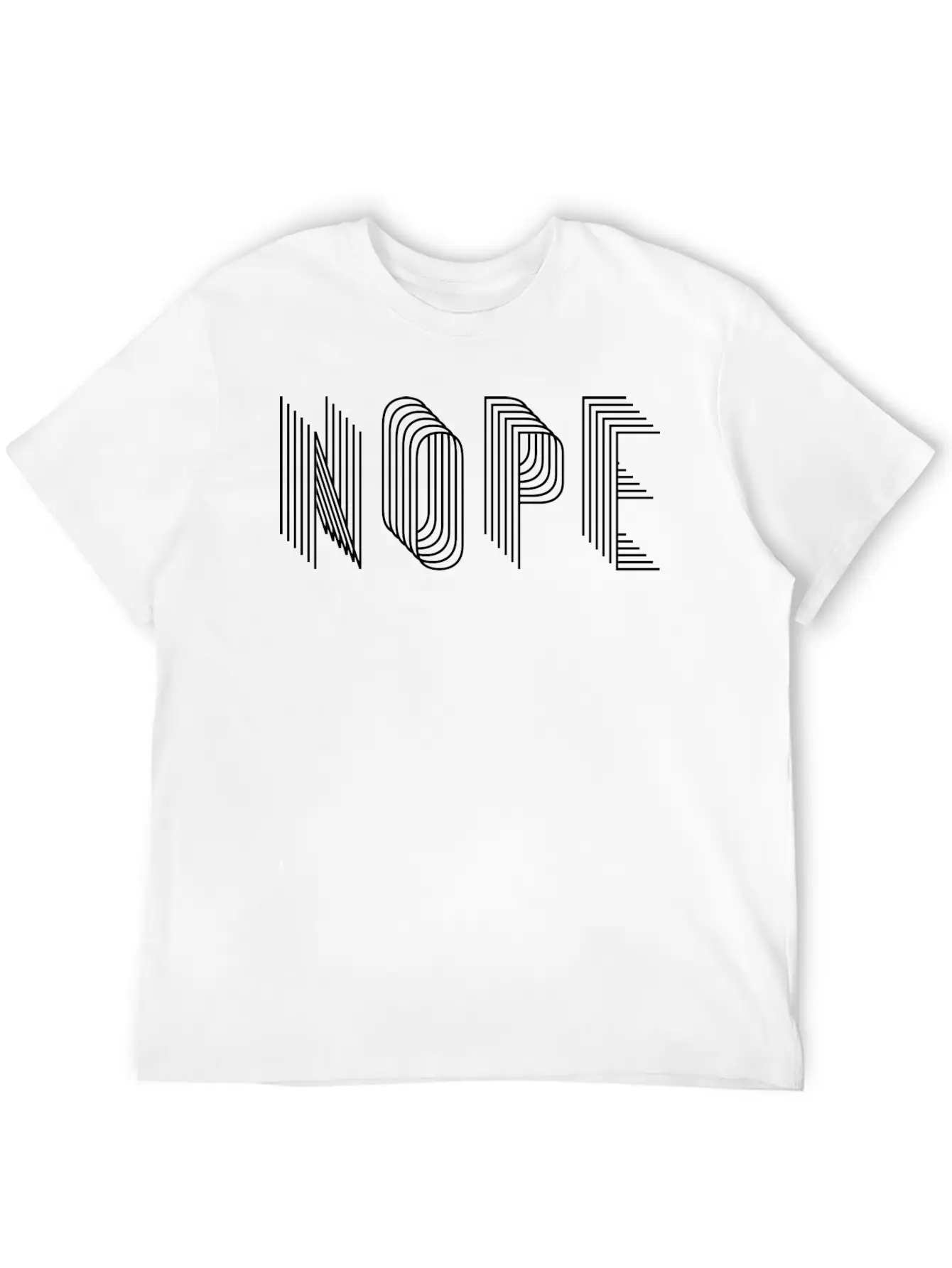 NOPE Unisex Casual T-Shirt – Clean Design For Daily Comfort