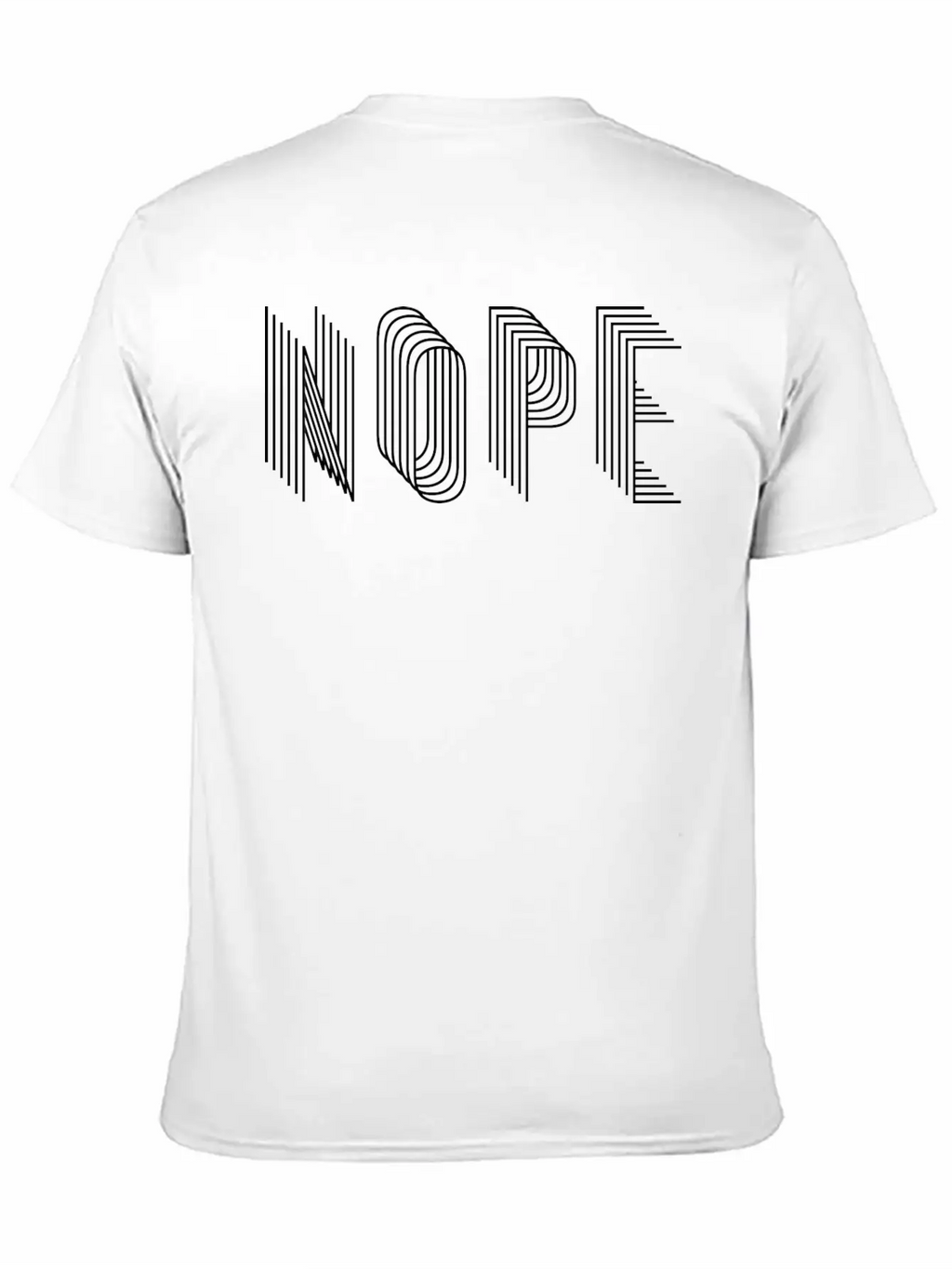 NOPE Unisex Casual T-Shirt – Clean Design For Daily Comfort