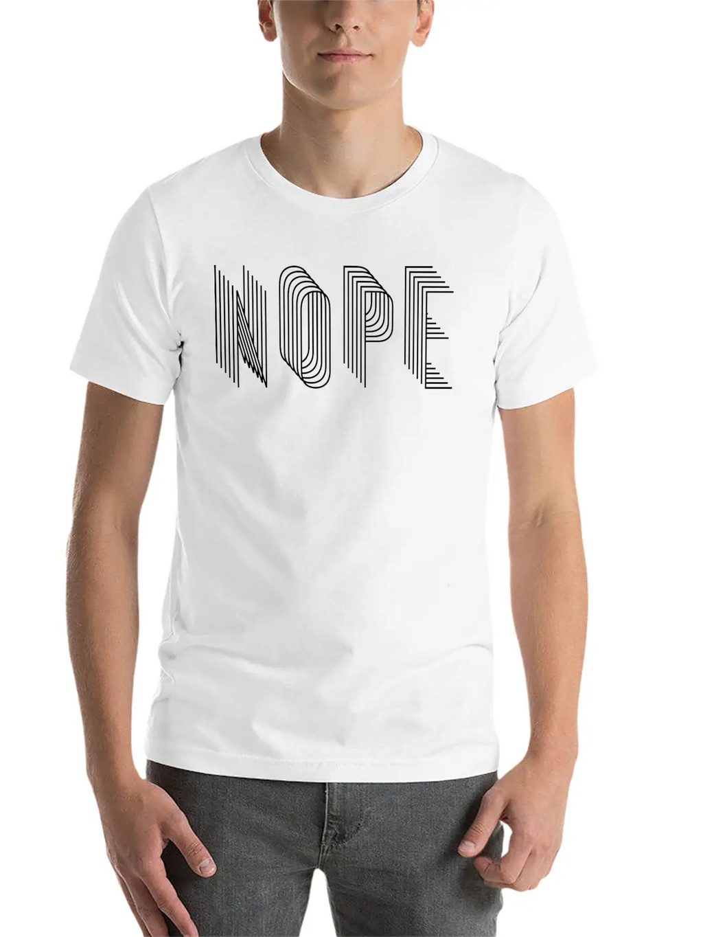 NOPE Unisex Casual T-Shirt – Clean Design For Daily Comfort