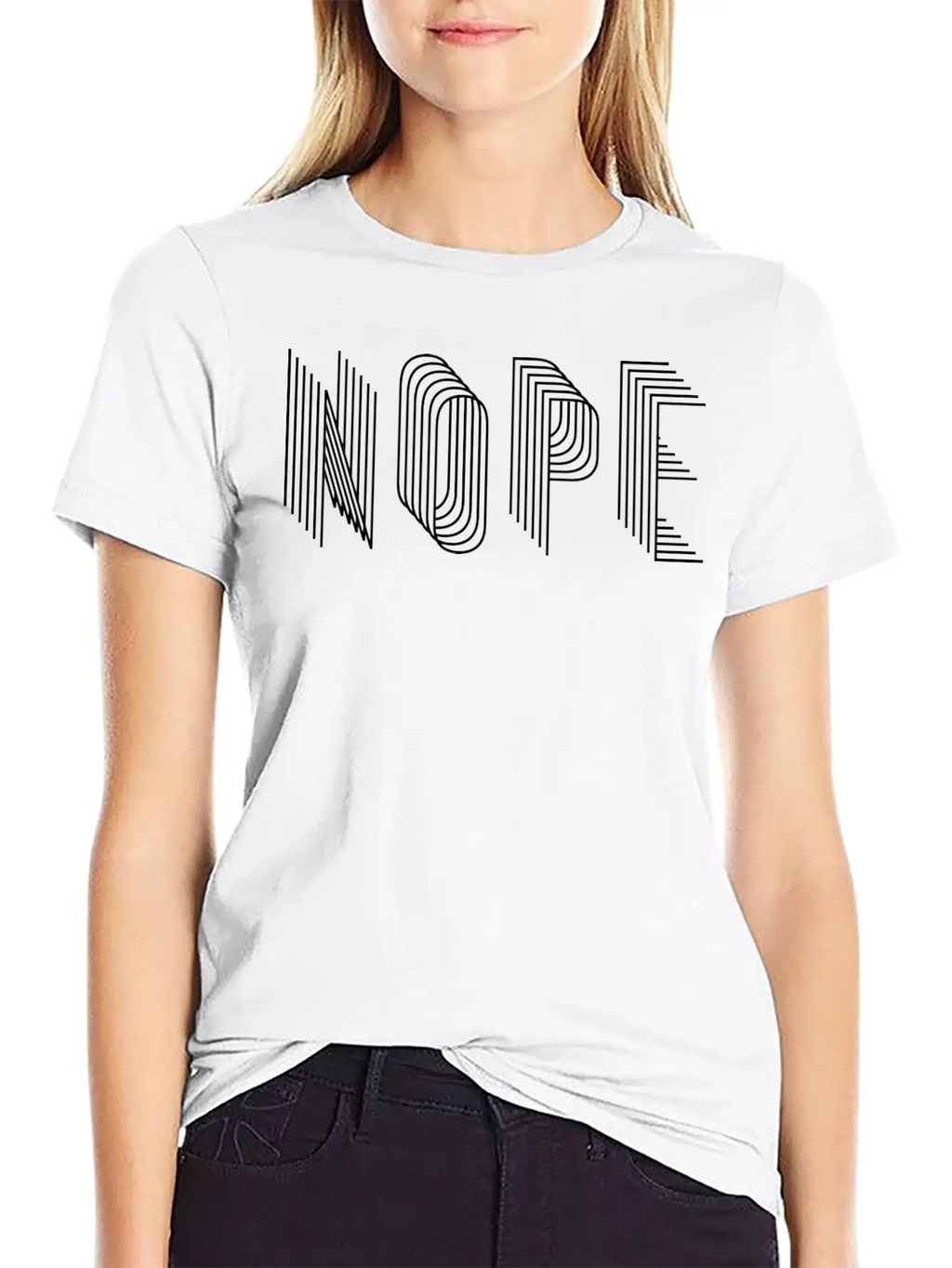 NOPE Unisex Casual T-Shirt – Clean Design For Daily Comfort