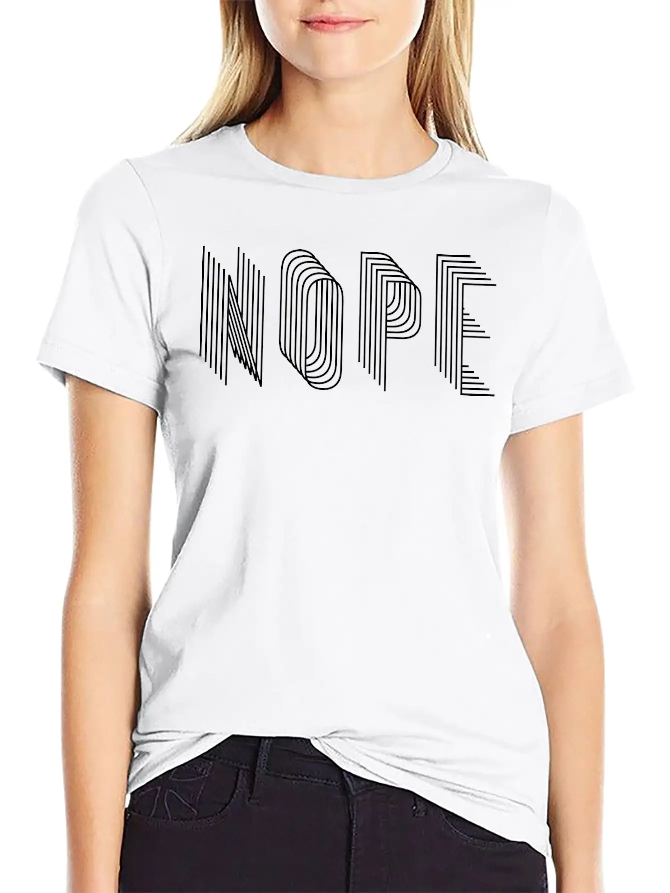 NOPE Unisex Casual T-Shirt – Clean Design For Daily Comfort