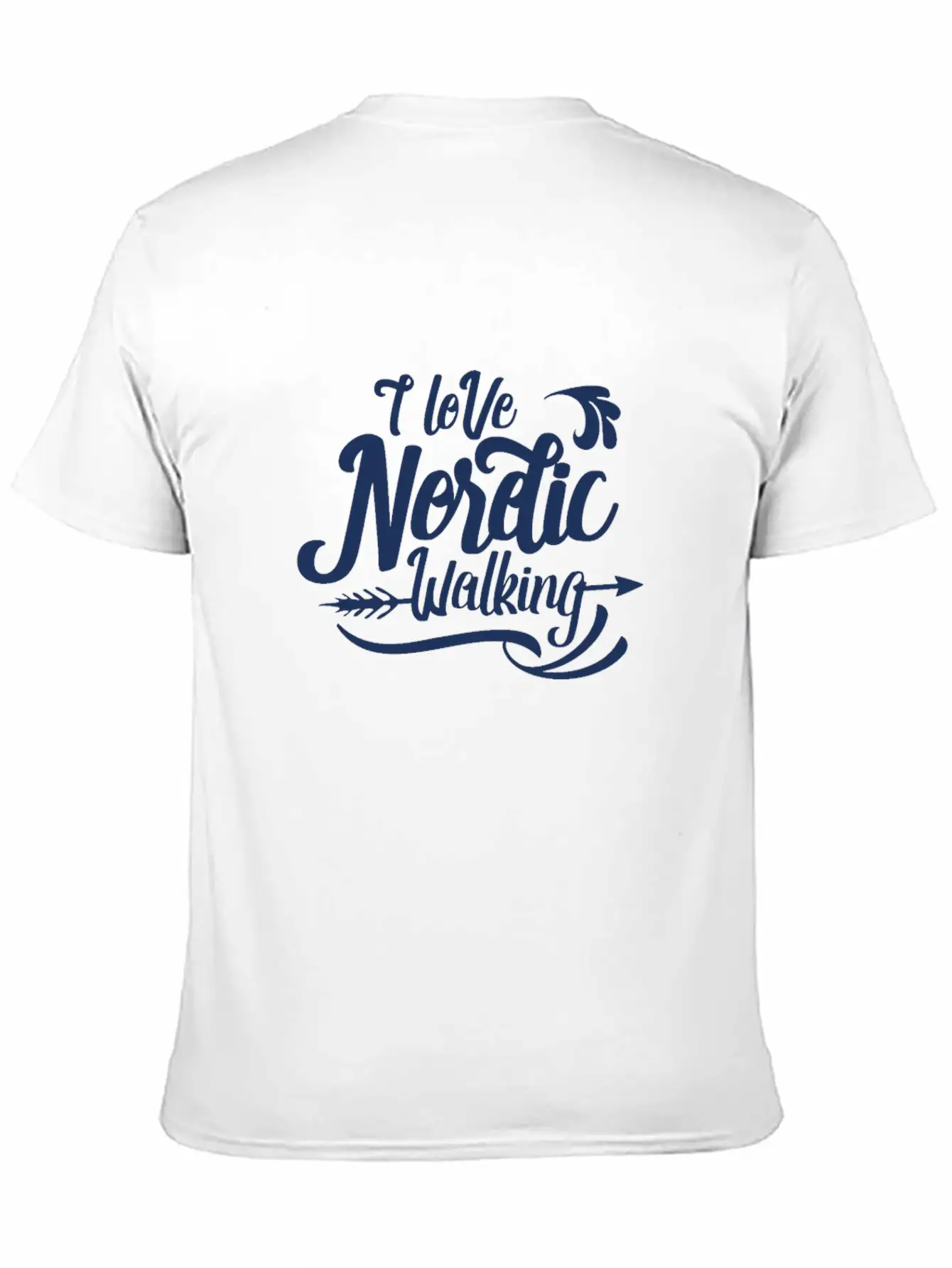Nordic Walking Walk Classic Fit Graphic Tee For Daily Comfort – Unisex Cotton Shirt