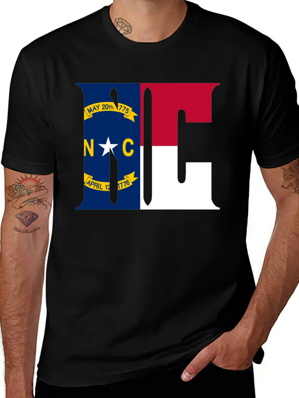 North Carolina Unisex Short Sleeve Soft Cotton T-Shirt – Casual Everyday Wear
