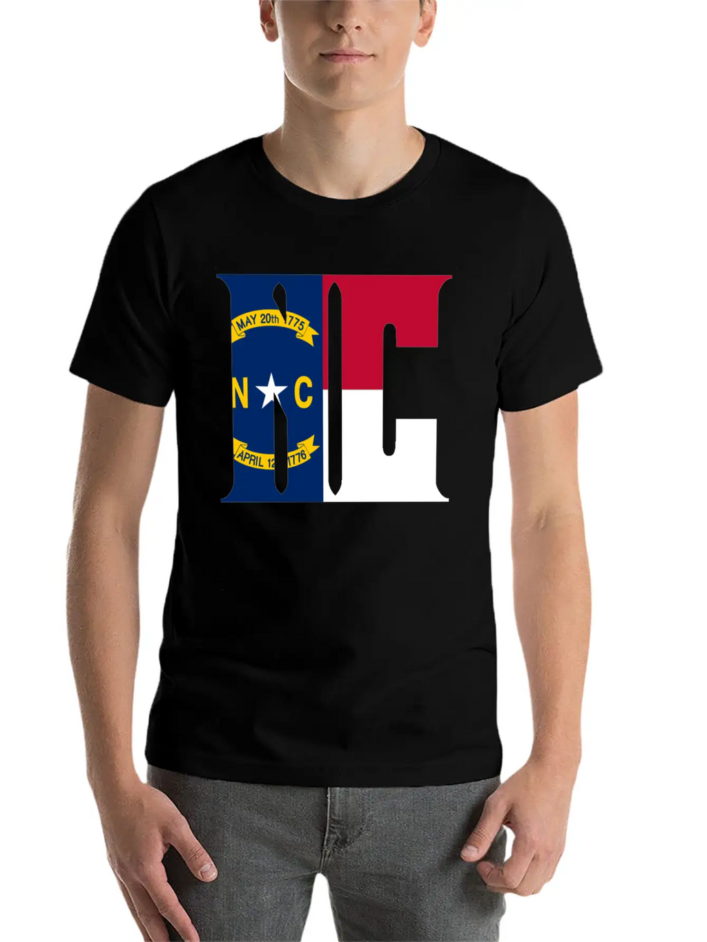 North Carolina Unisex Short Sleeve Soft Cotton T-Shirt – Casual Everyday Wear