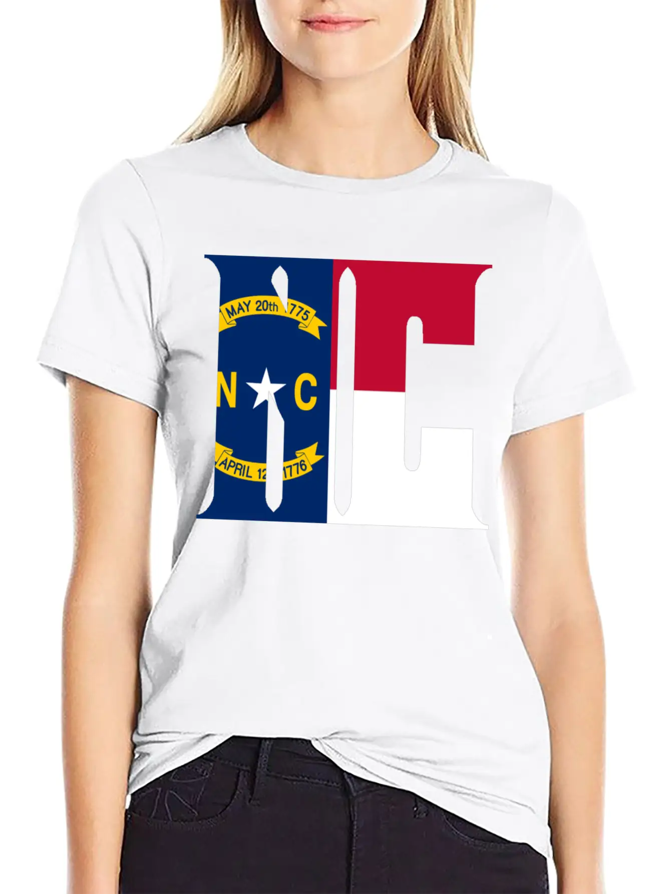 North Carolina Unisex Short Sleeve Soft Cotton T-Shirt – Casual Everyday Wear