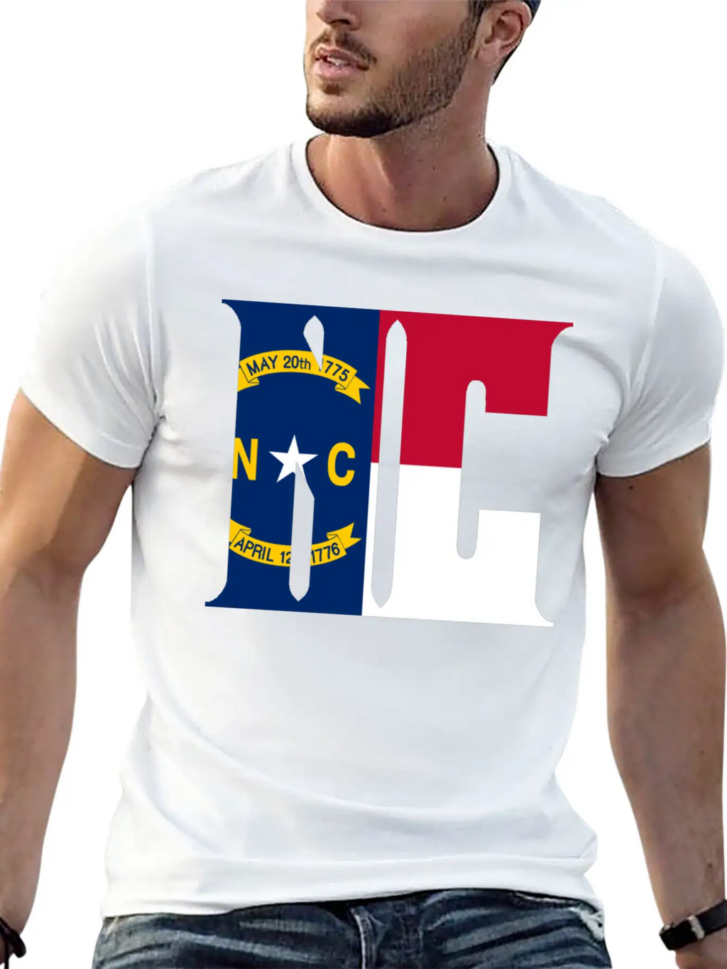 North Carolina Unisex Short Sleeve Soft Cotton T-Shirt – Casual Everyday Wear