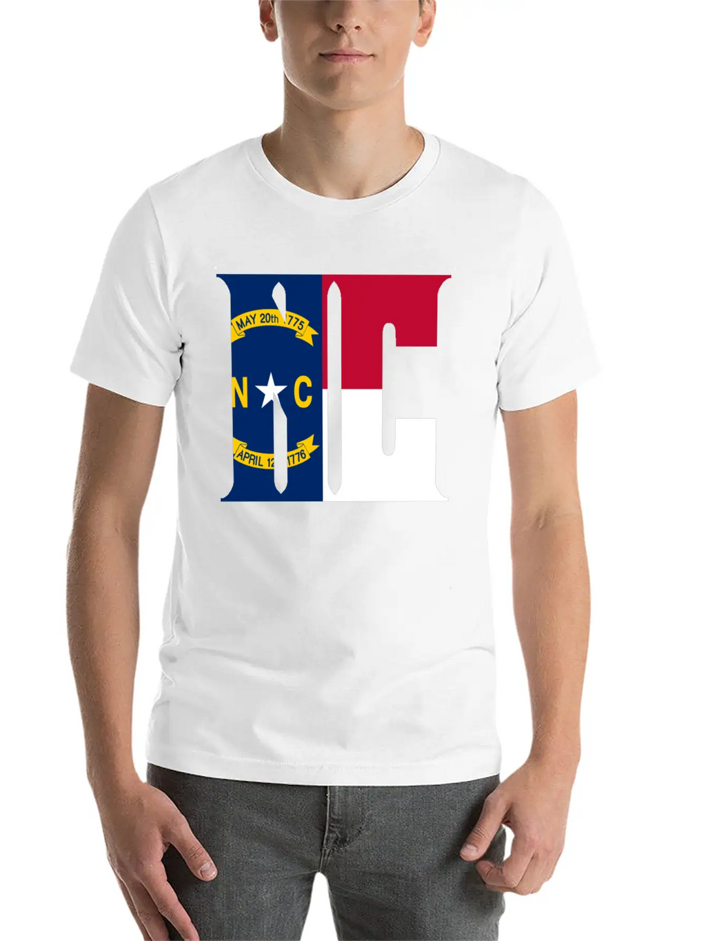 North Carolina Unisex Short Sleeve Soft Cotton T-Shirt – Casual Everyday Wear