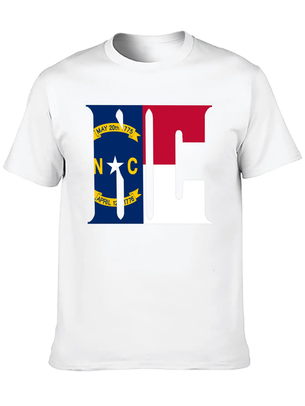 North Carolina Unisex Short Sleeve Soft Cotton T-Shirt – Casual Everyday Wear