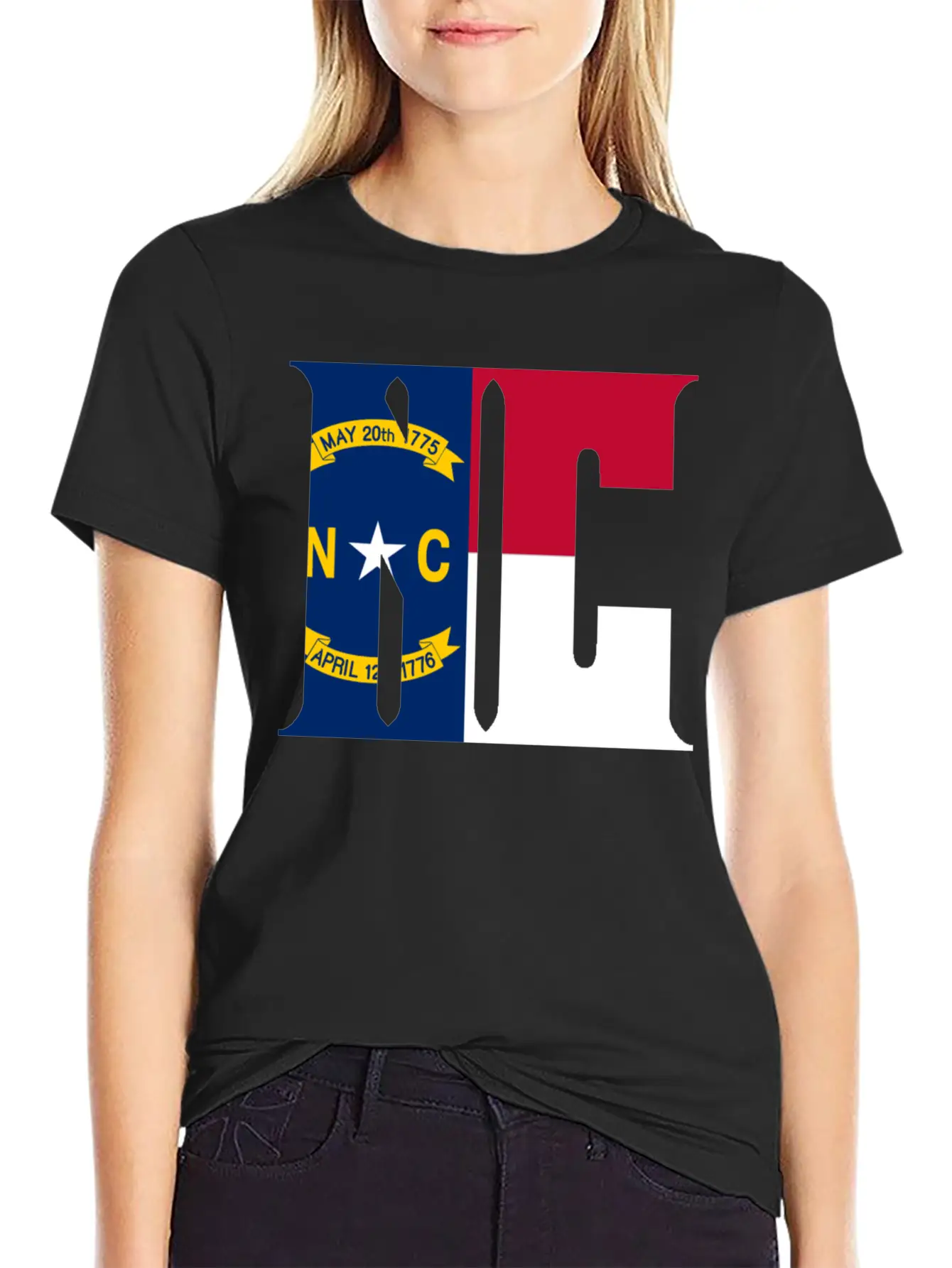North Carolina Unisex Short Sleeve Soft Cotton T-Shirt – Casual Everyday Wear