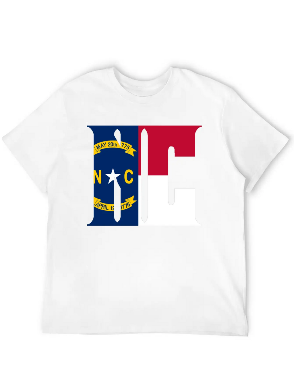 North Carolina Unisex Short Sleeve Soft Cotton T-Shirt – Casual Everyday Wear
