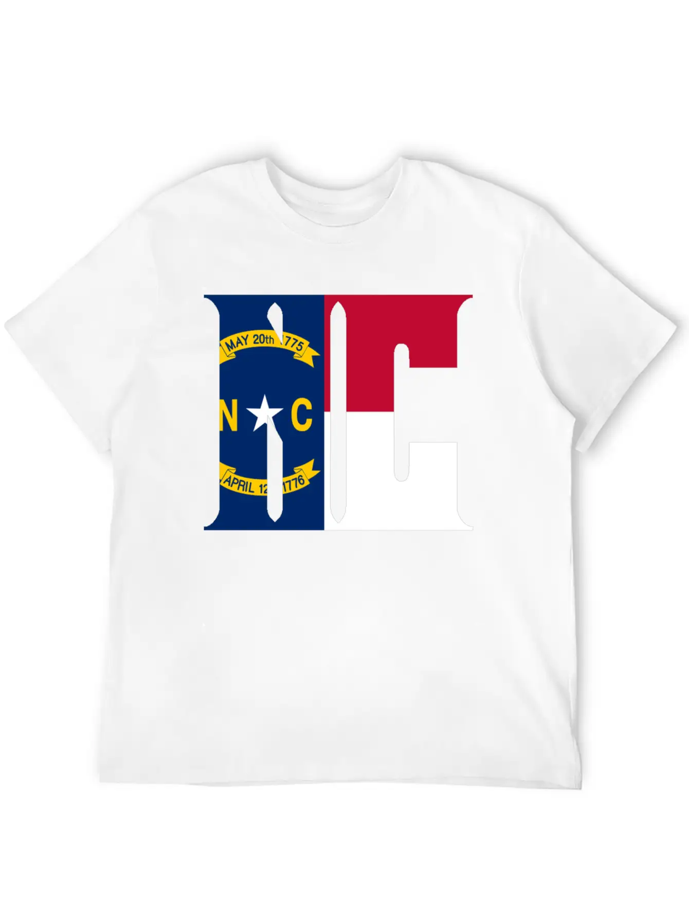 North Carolina Unisex Short Sleeve Soft Cotton T-Shirt – Casual Everyday Wear