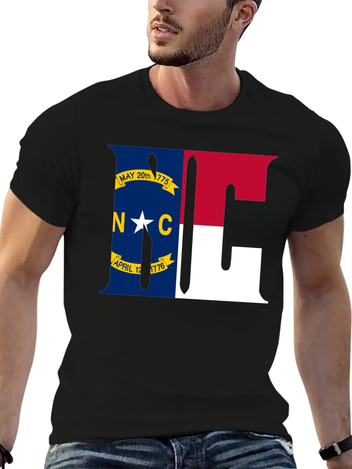 North Carolina Unisex Short Sleeve Soft Cotton T-Shirt – Casual Everyday Wear
