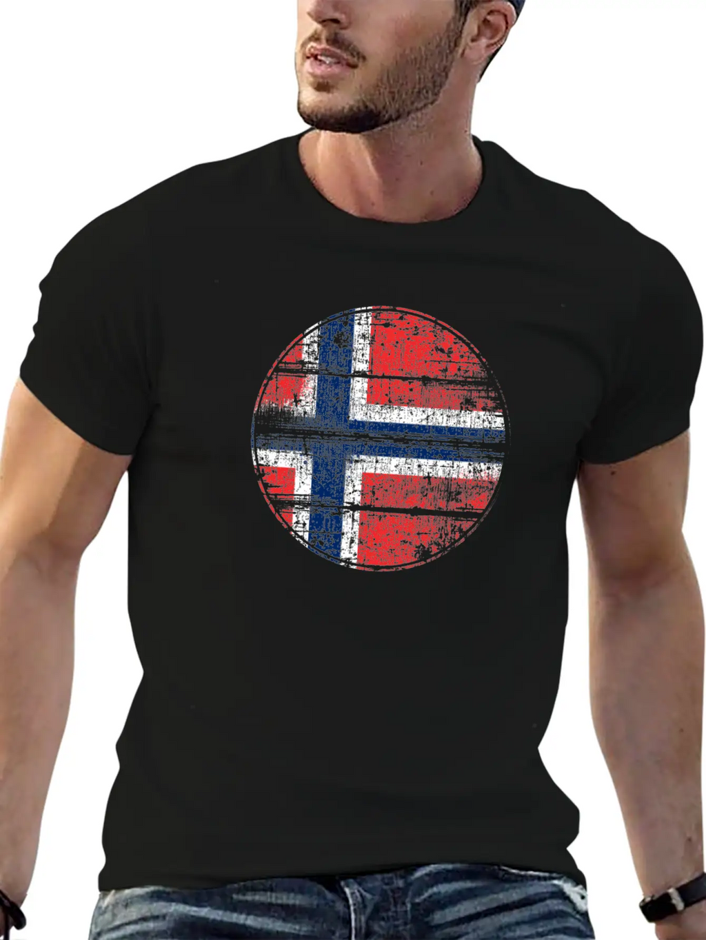 Norway Flag Stylish Everyday T-Shirt – Unisex Basic Cotton Tee