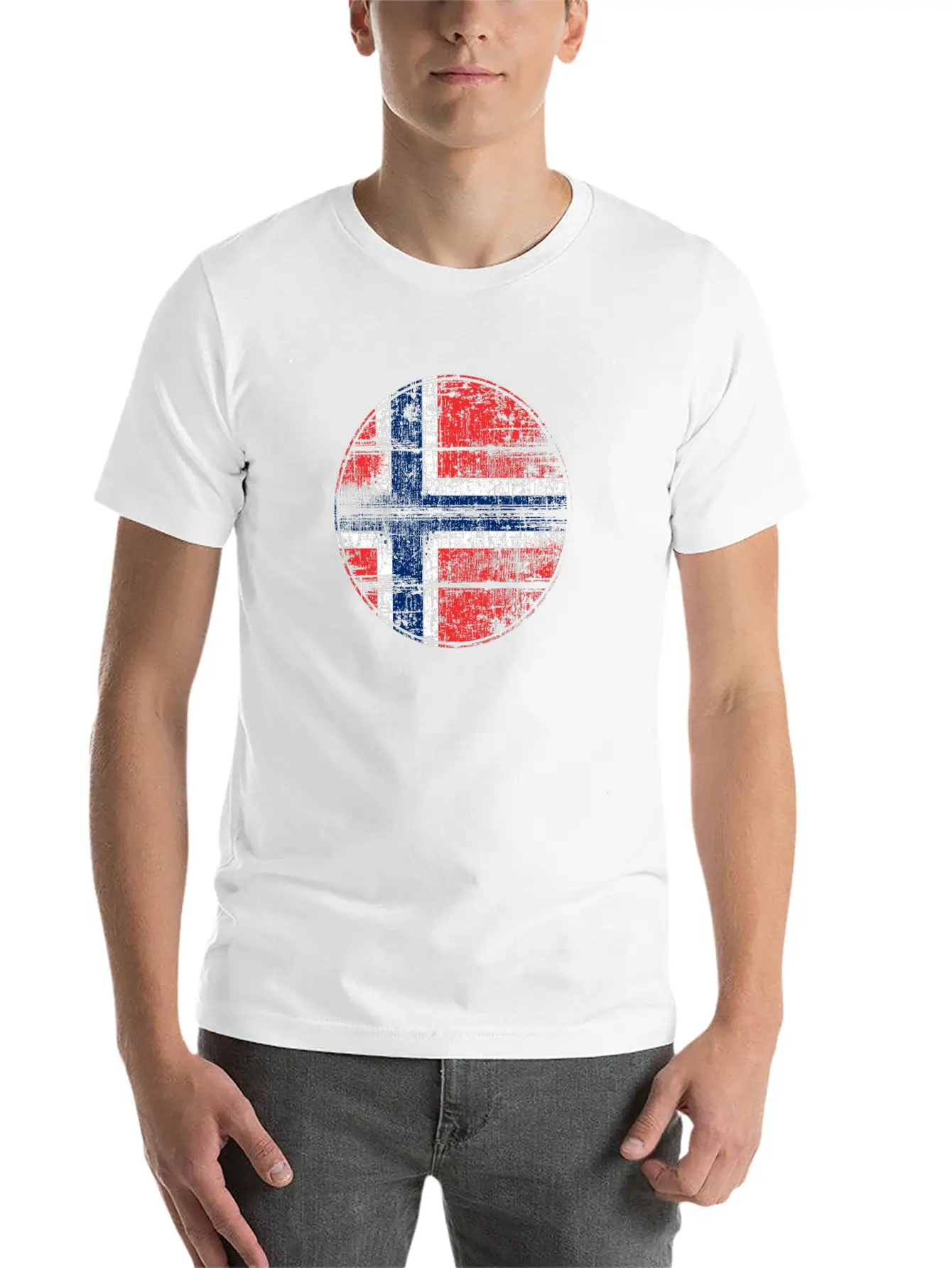 Norway Flag Stylish Everyday T-Shirt – Unisex Basic Cotton Tee
