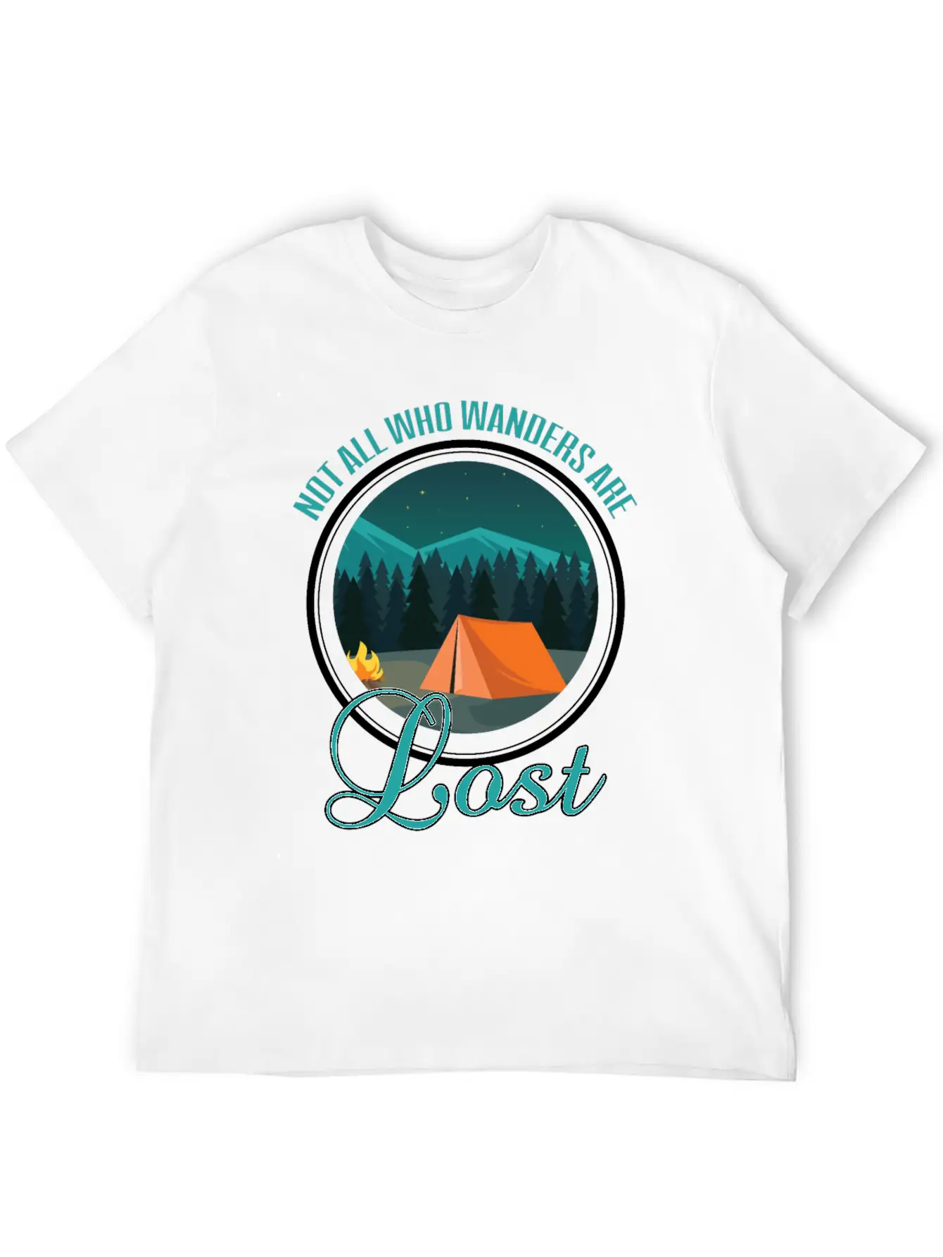 Not All Who Wanders Are Lost Essential Cotton Tee For Daily Outfits – Unisex Style