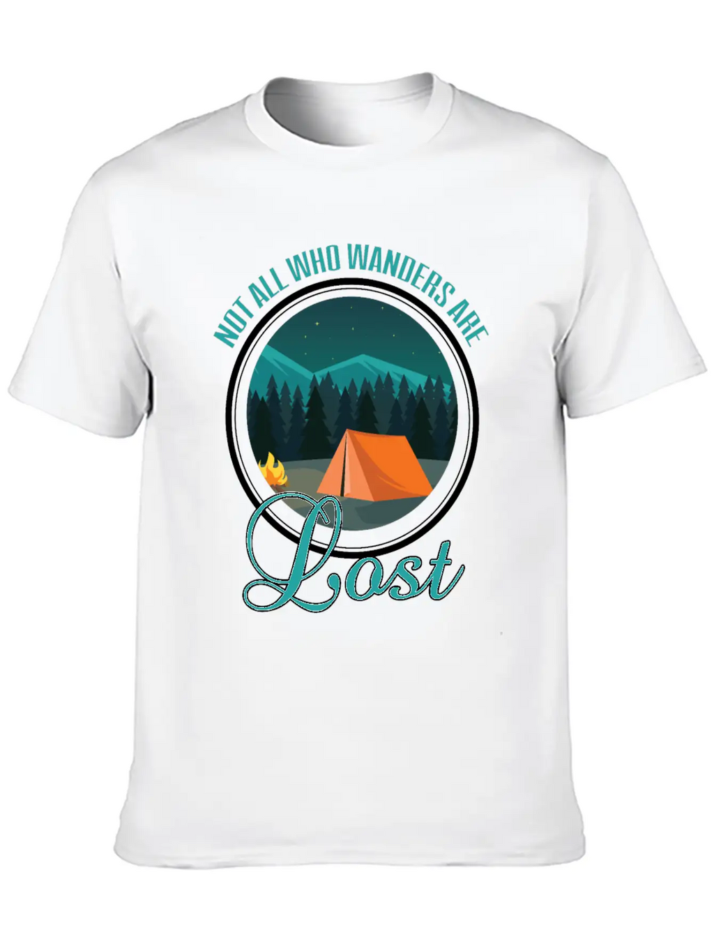 Not All Who Wanders Are Lost Essential Cotton Tee For Daily Outfits – Unisex Style