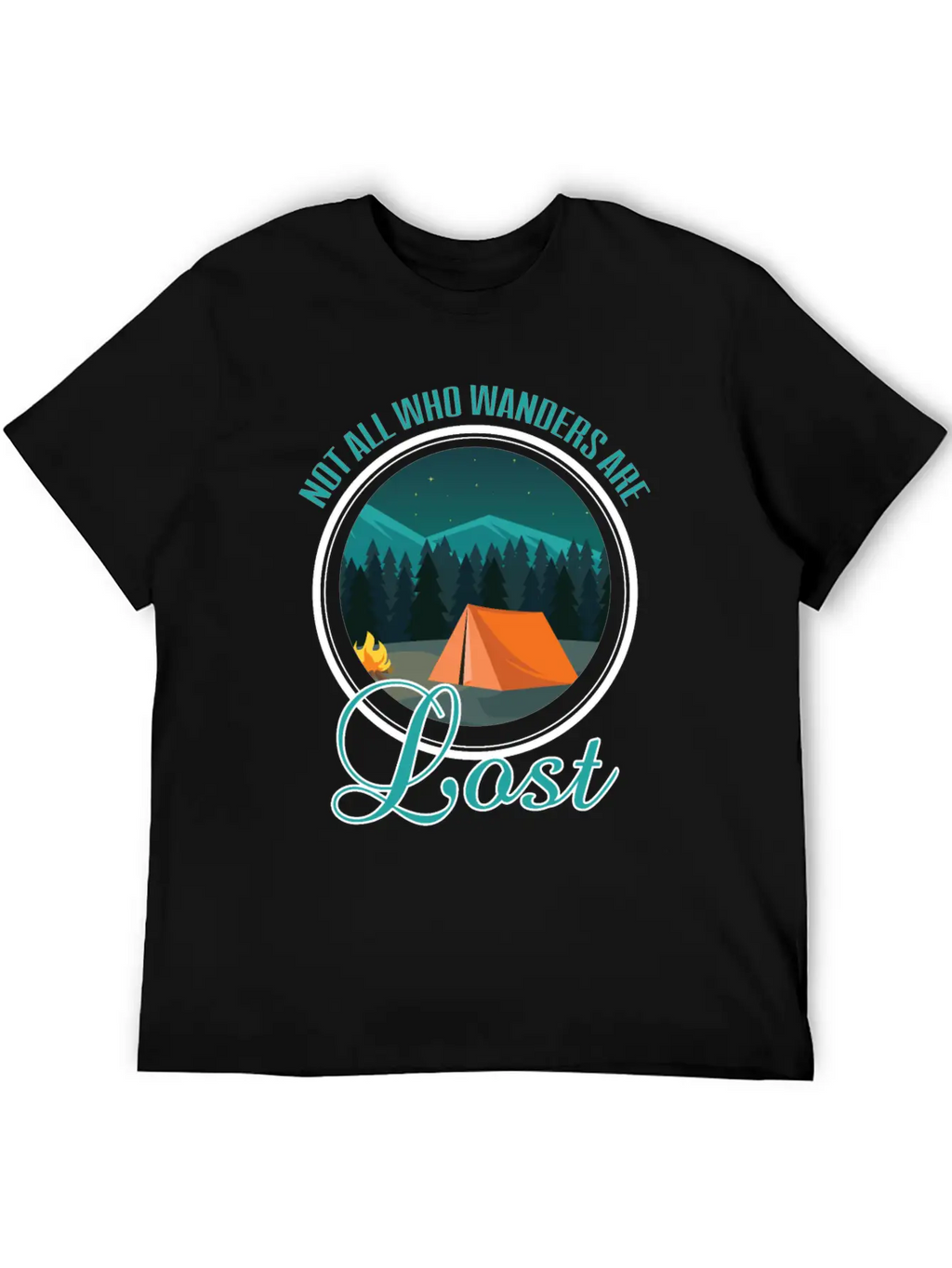 Not All Who Wanders Are Lost Essential Cotton Tee For Daily Outfits – Unisex Style