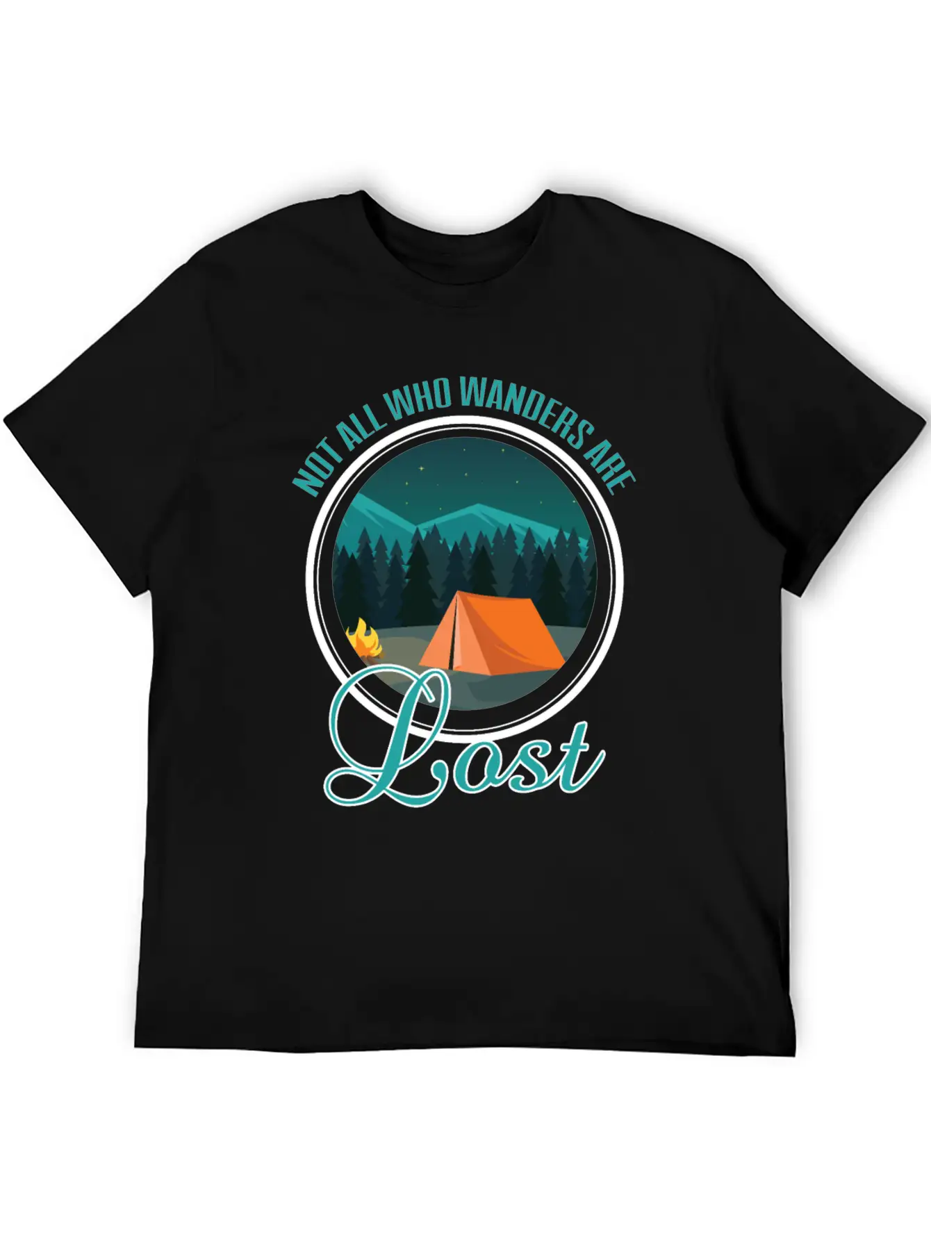 Not All Who Wanders Are Lost Essential Cotton Tee For Daily Outfits – Unisex Style
