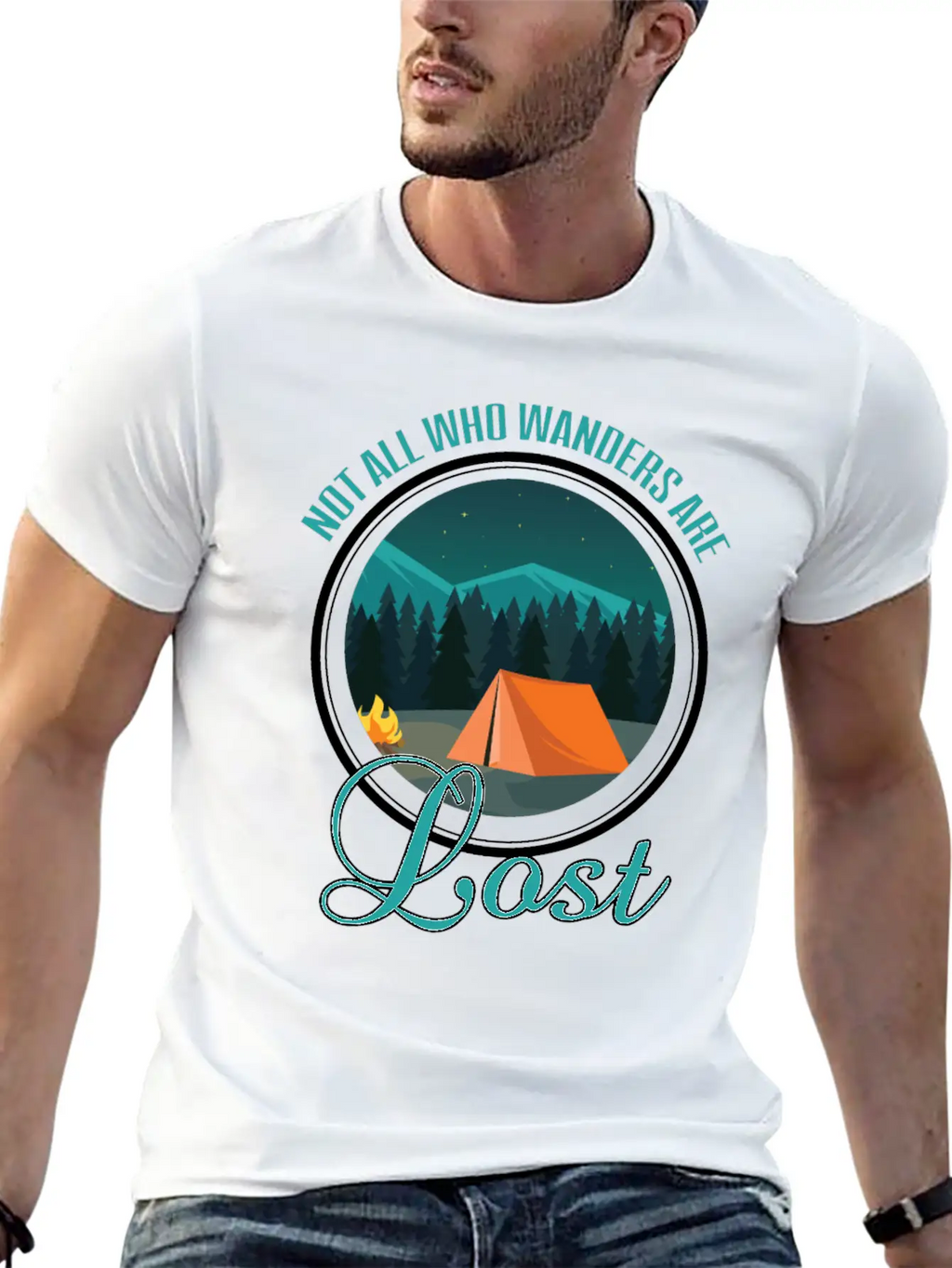 Not All Who Wanders Are Lost Essential Cotton Tee For Daily Outfits – Unisex Style