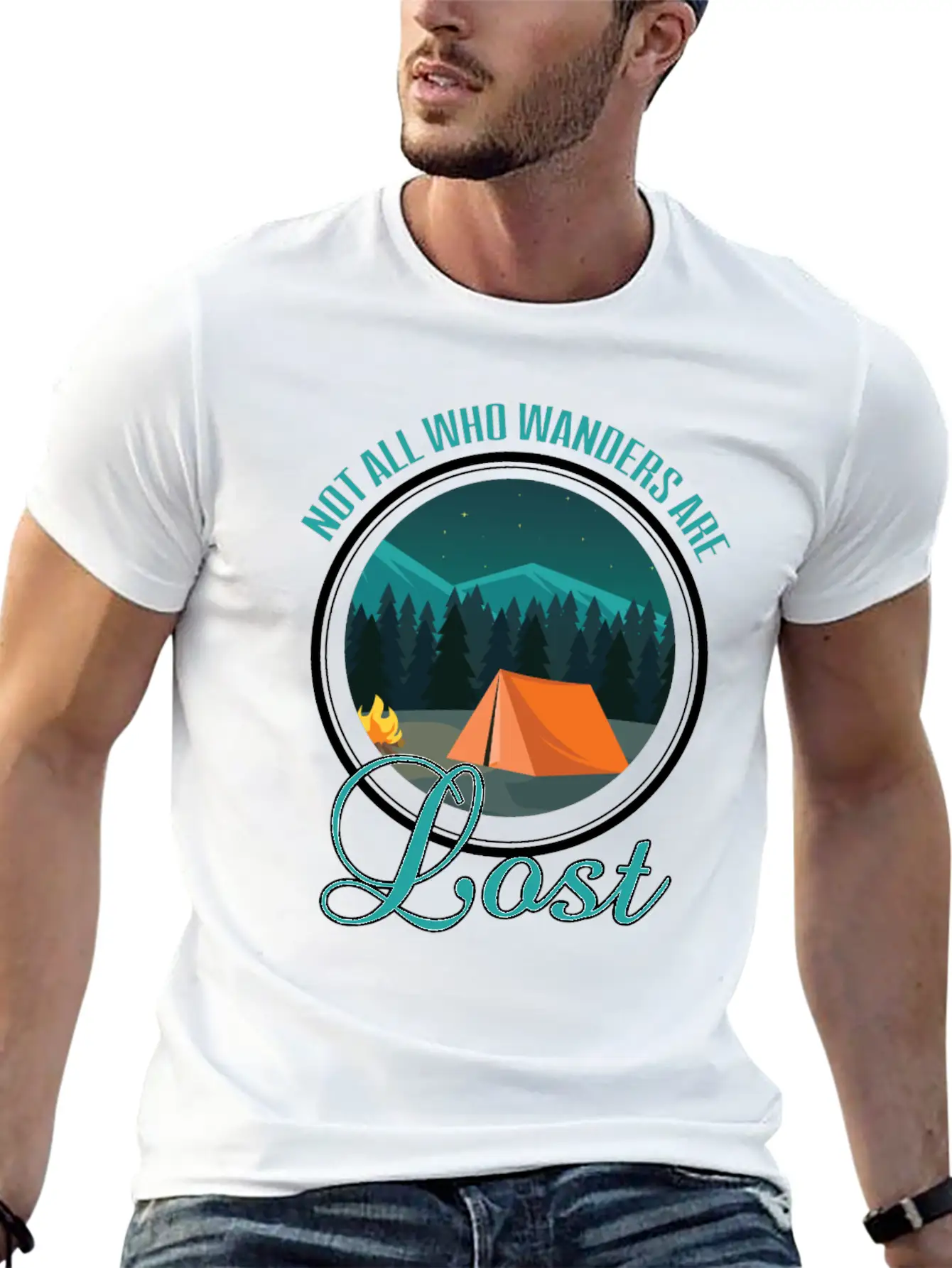 Not All Who Wanders Are Lost Essential Cotton Tee For Daily Outfits – Unisex Style