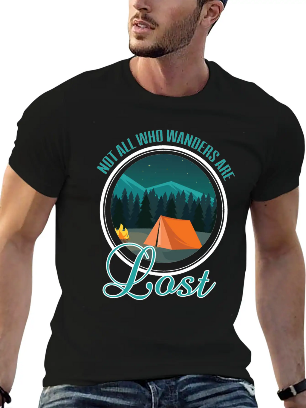 Not All Who Wanders Are Lost Essential Cotton Tee For Daily Outfits – Unisex Style