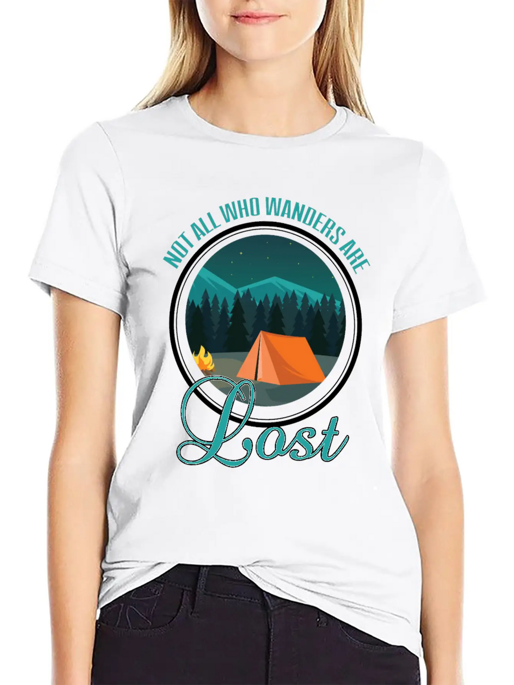 Not All Who Wanders Are Lost Essential Cotton Tee For Daily Outfits – Unisex Style