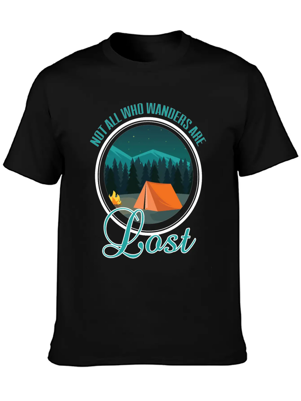 Not All Who Wanders Are Lost Essential Cotton Tee For Daily Outfits – Unisex Style