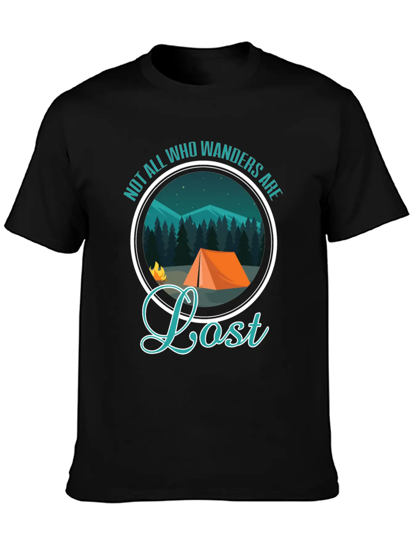 Not All Who Wanders Are Lost Essential Cotton Tee For Daily Outfits – Unisex Style