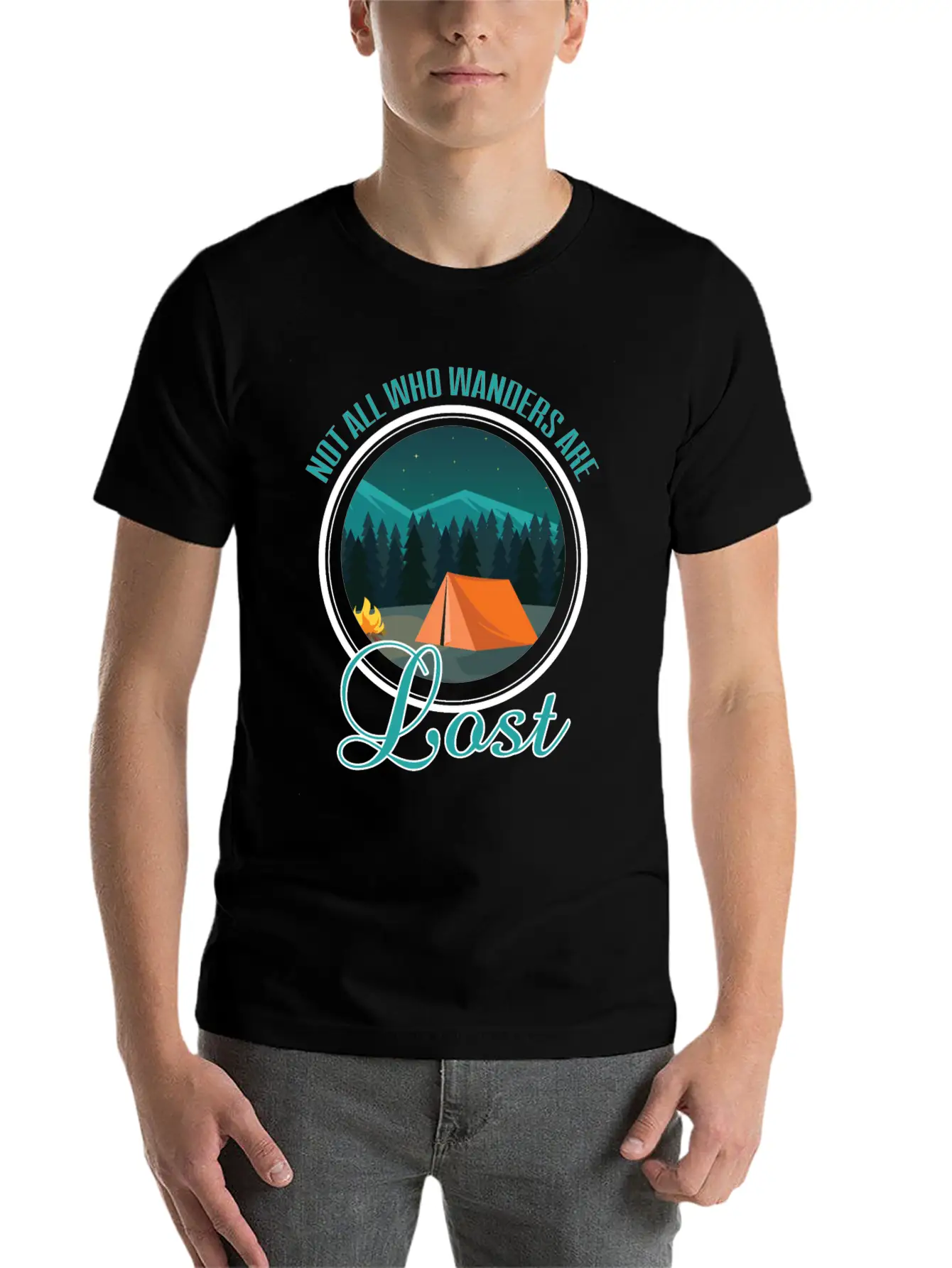 Not All Who Wanders Are Lost Essential Cotton Tee For Daily Outfits – Unisex Style