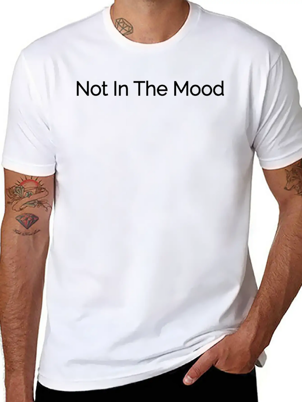 Not In The Mood Unisex Casual T-Shirt – Clean Design For Daily Comfort