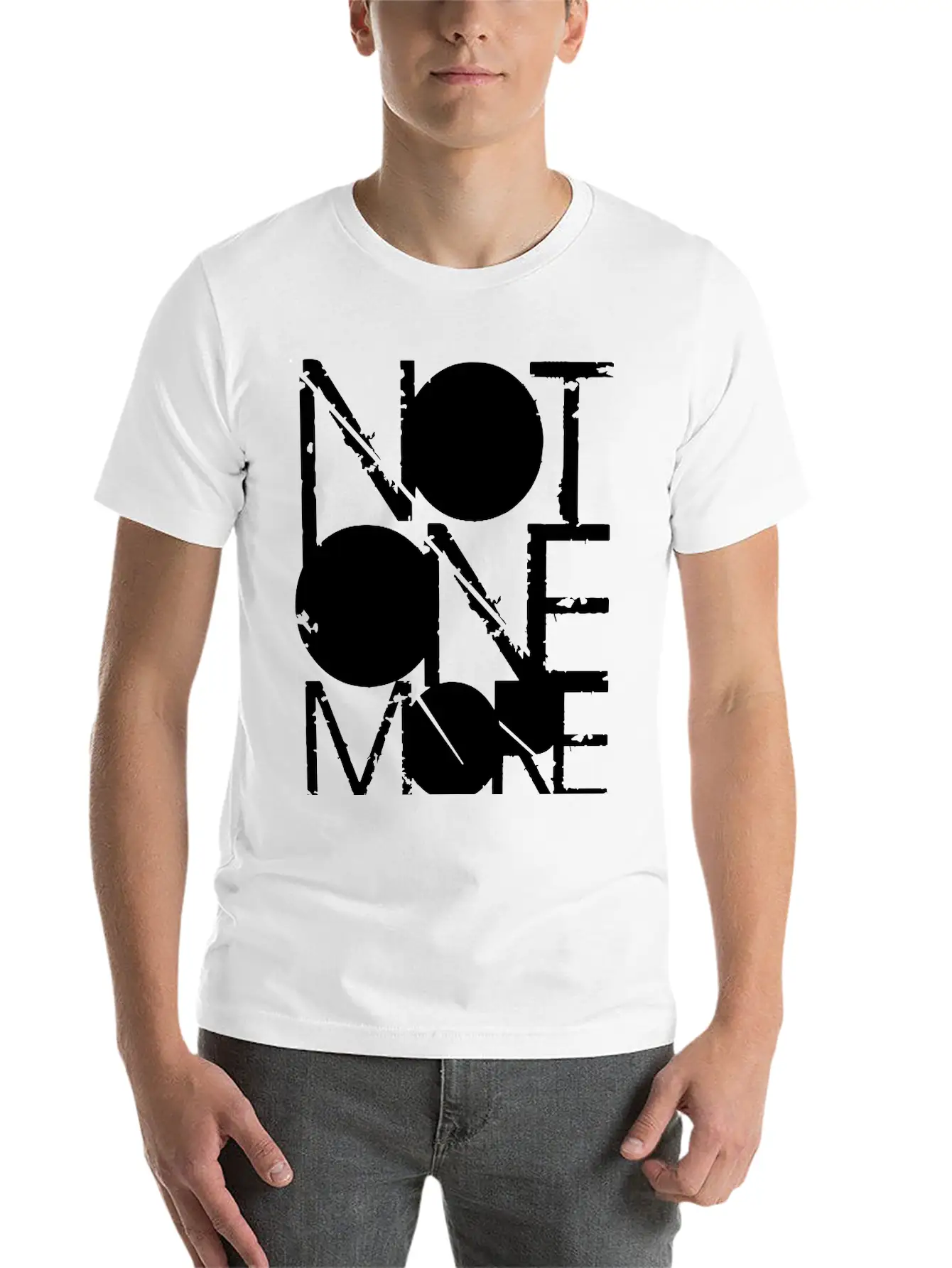 Not One More - End Gun Violence Unisex Short Sleeve Soft Cotton T-Shirt – Casual Everyday Wear
