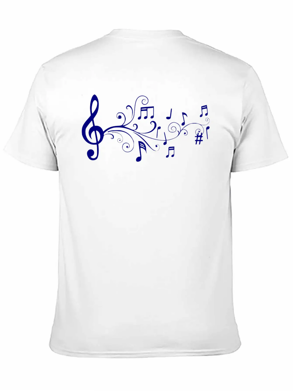 Notas Musicales Breathable Soft Cotton T-Shirt – Timeless Casual Look