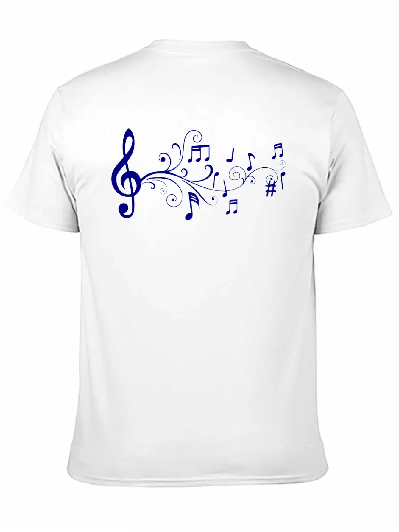 Notas Musicales Breathable Soft Cotton T-Shirt – Timeless Casual Look