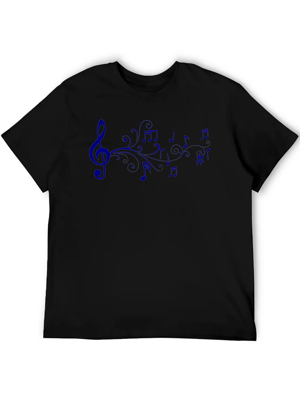 Notas Musicales Breathable Soft Cotton T-Shirt – Timeless Casual Look