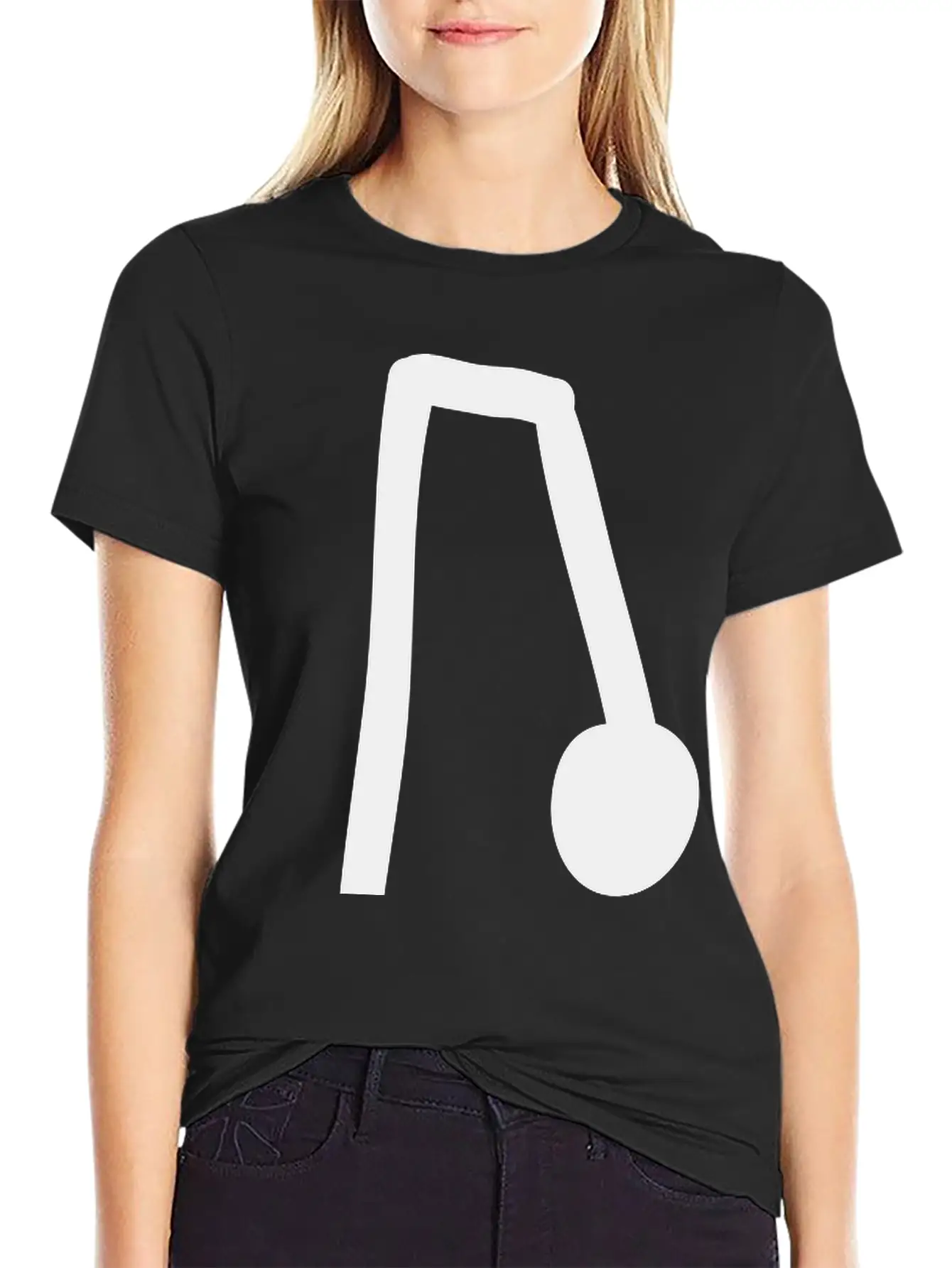 Note Unisex Short Sleeve Soft Cotton T-Shirt – Casual Everyday Wear