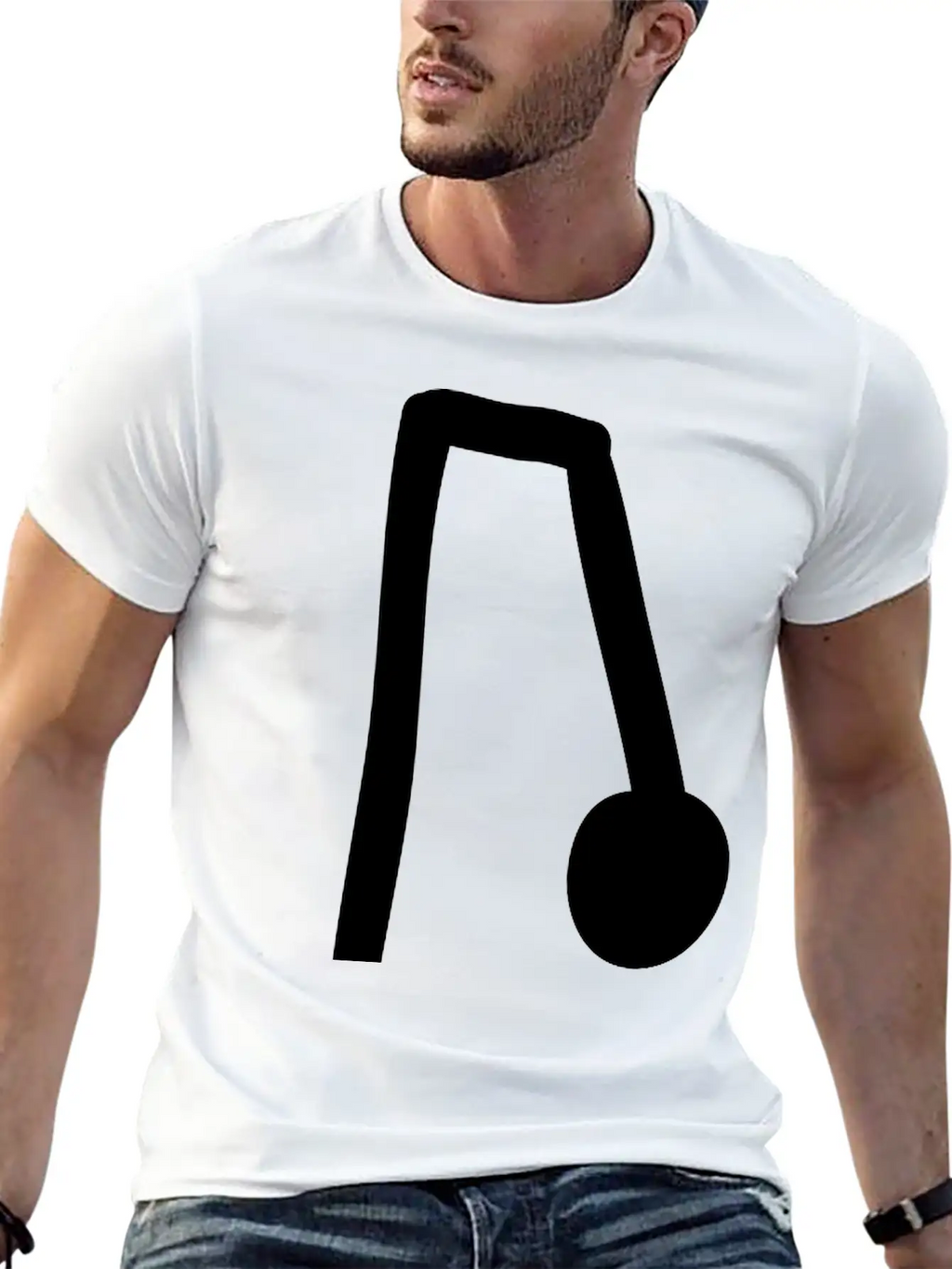 Note Unisex Short Sleeve Soft Cotton T-Shirt – Casual Everyday Wear