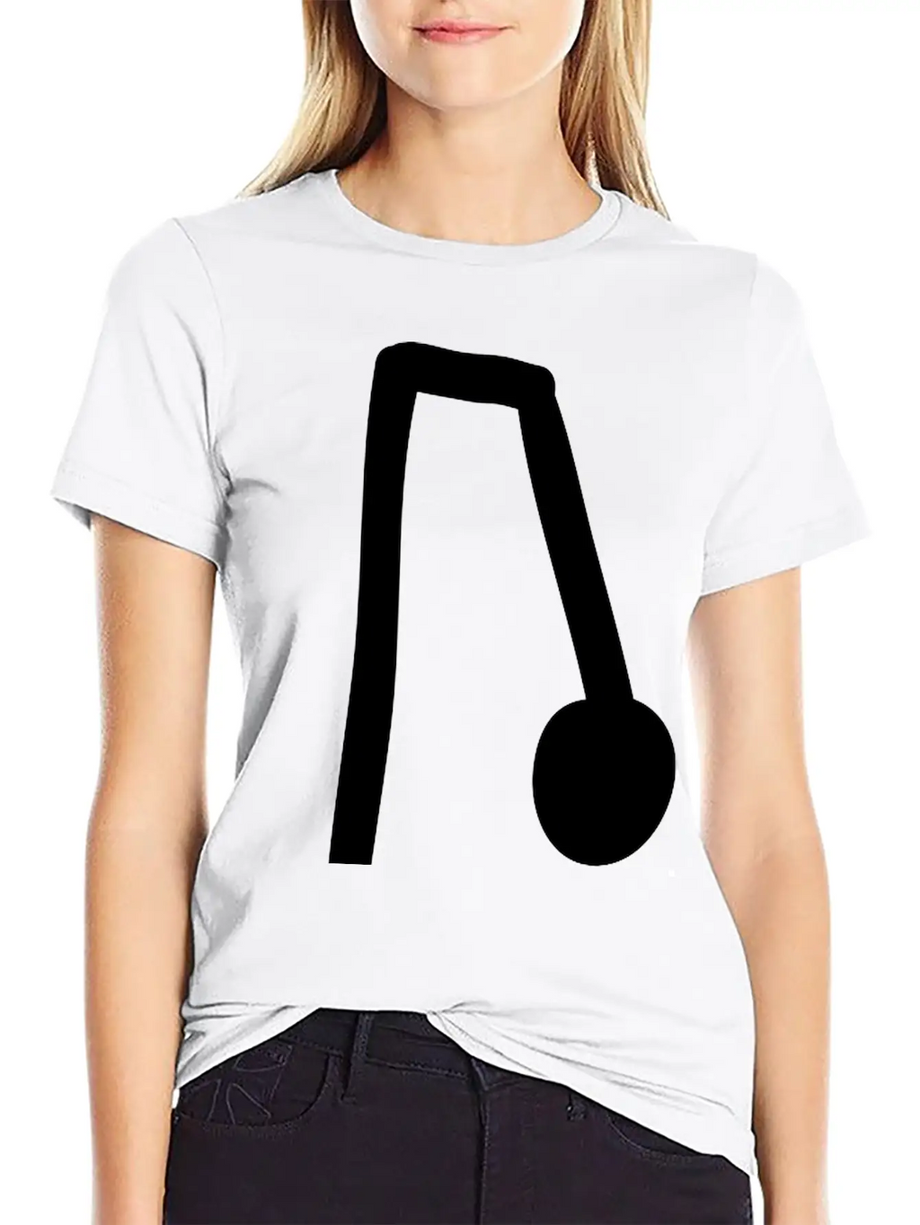 Note Unisex Short Sleeve Soft Cotton T-Shirt – Casual Everyday Wear