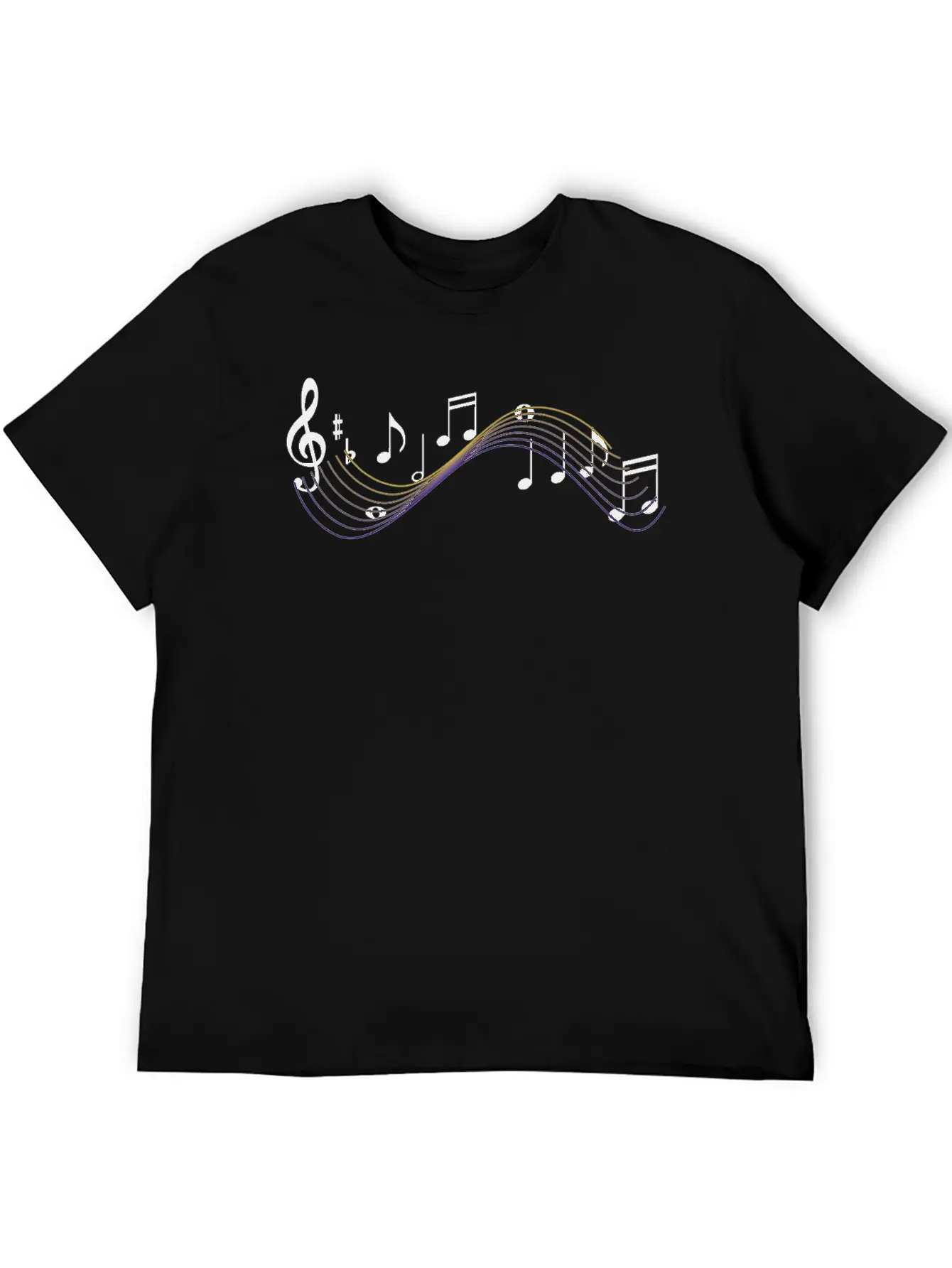 Notes Breathable Soft Cotton T-Shirt – Timeless Casual Look
