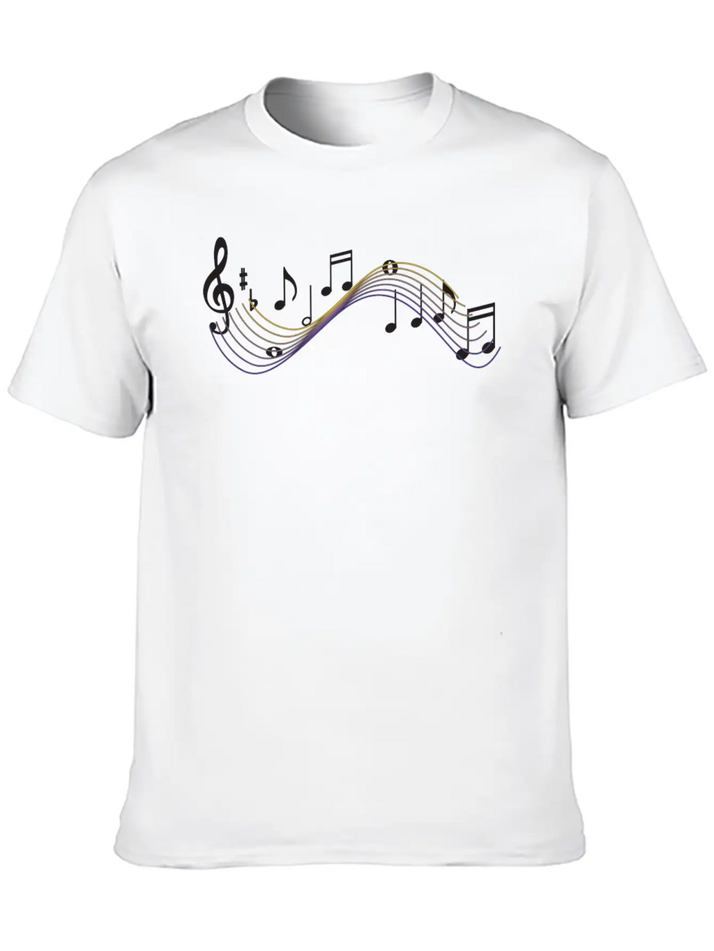 Notes Breathable Soft Cotton T-Shirt – Timeless Casual Look