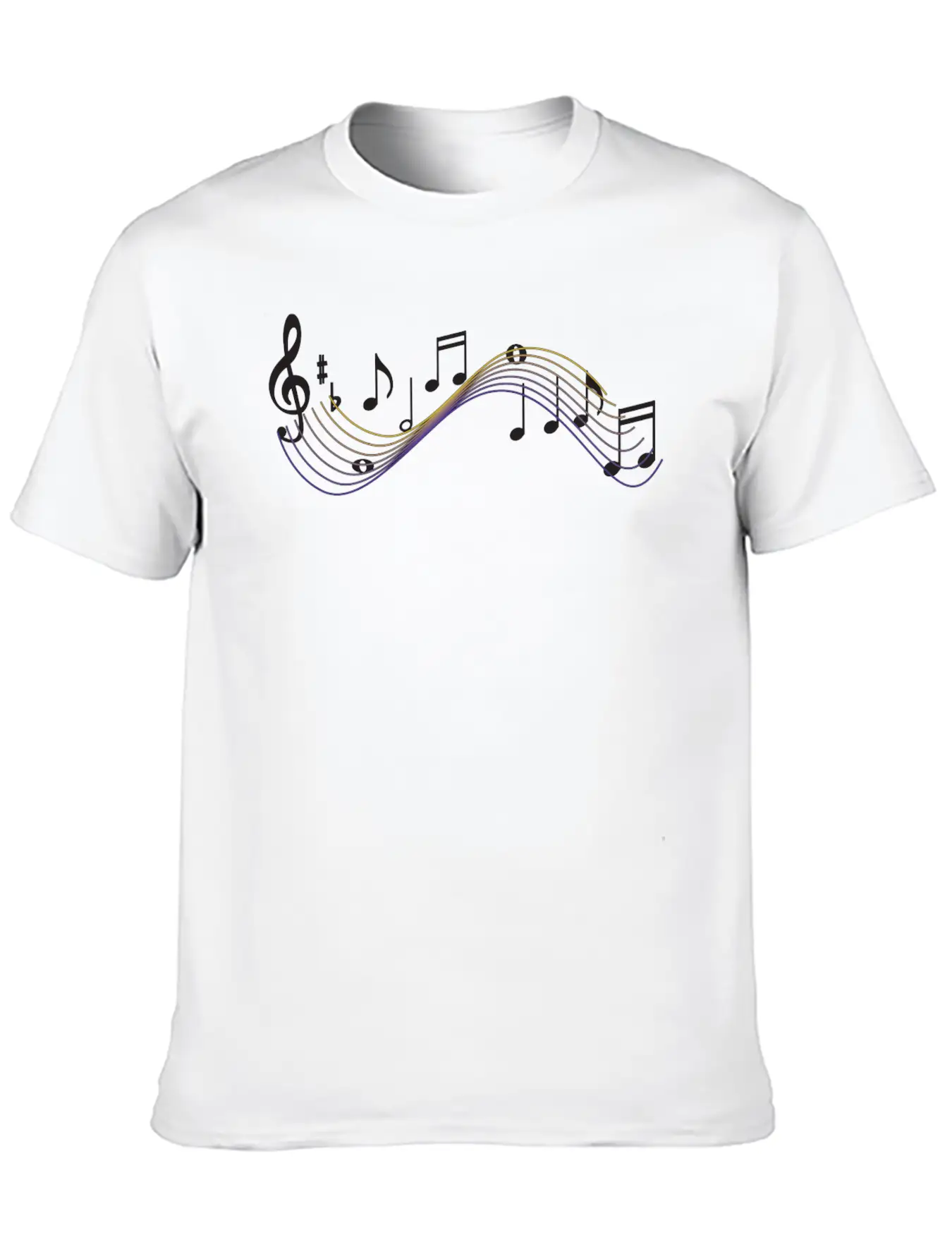 Notes Breathable Soft Cotton T-Shirt – Timeless Casual Look