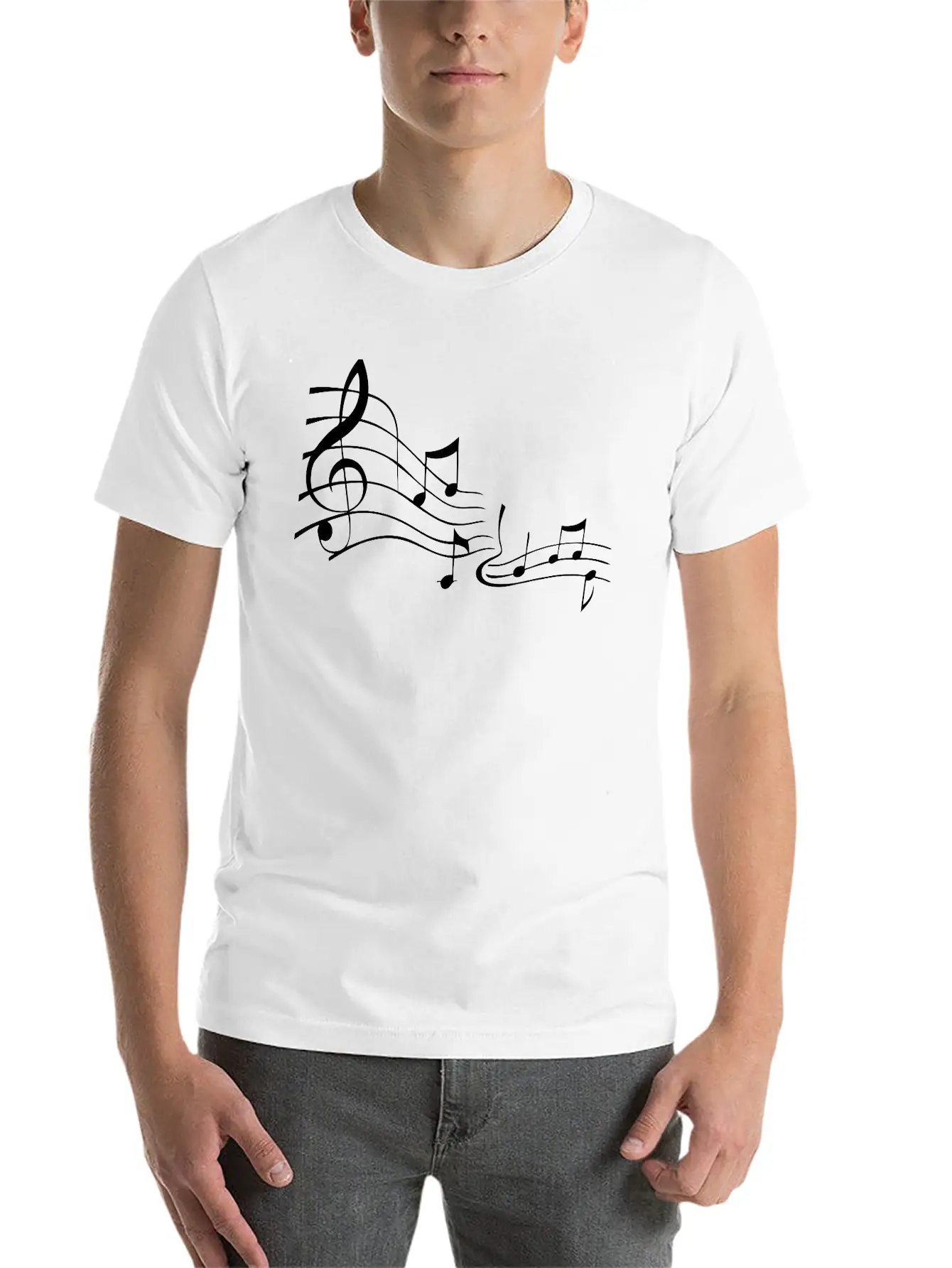 Notes Stylish Everyday T-Shirt – Unisex Basic Cotton Tee