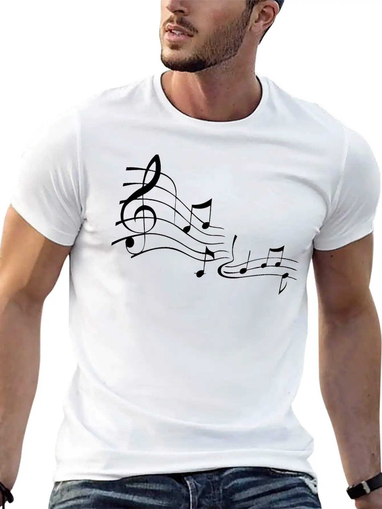 Notes Stylish Everyday T-Shirt – Unisex Basic Cotton Tee
