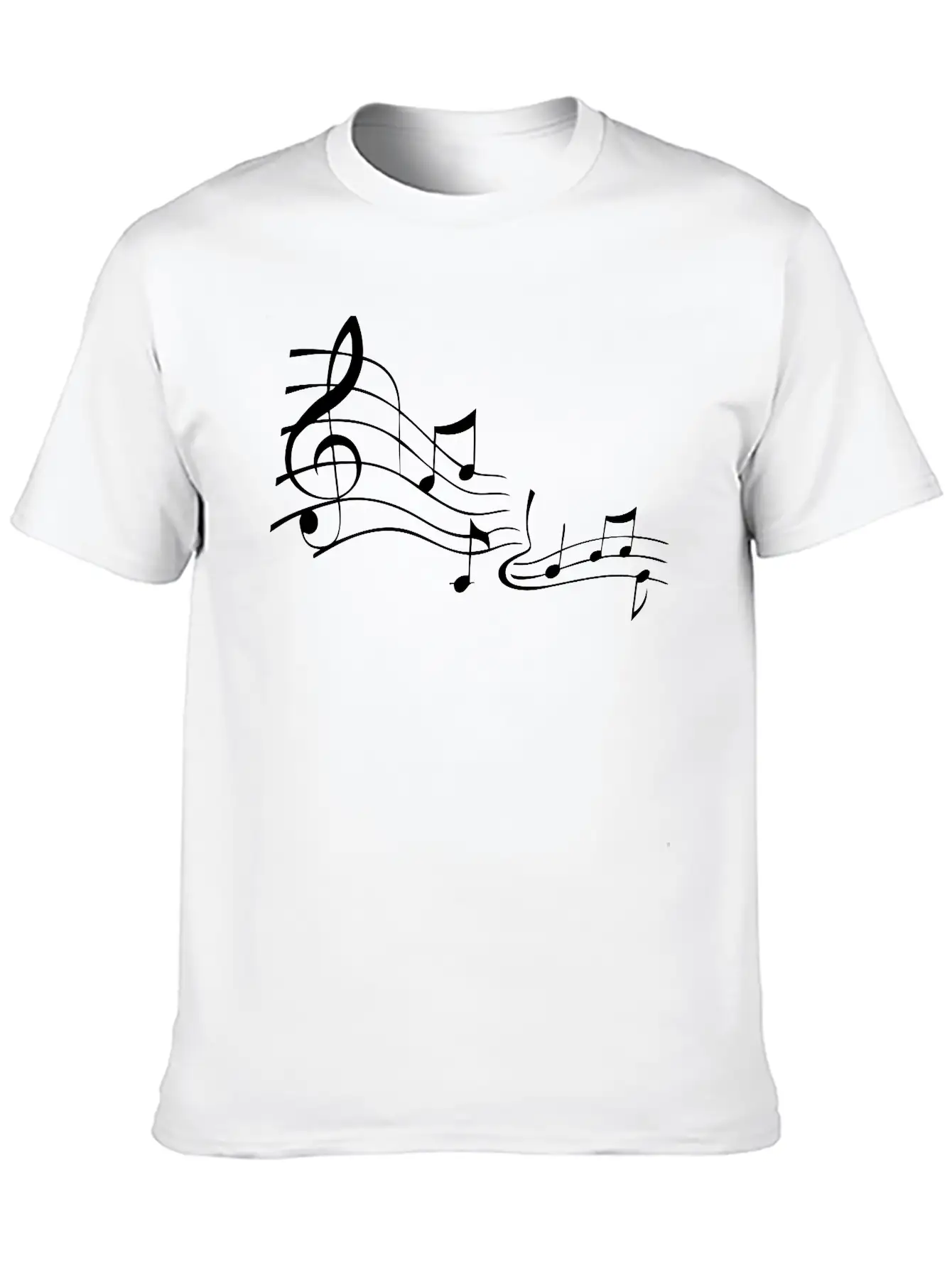 Notes Unisex Short Sleeve Soft Cotton T-Shirt – Casual Everyday Wear