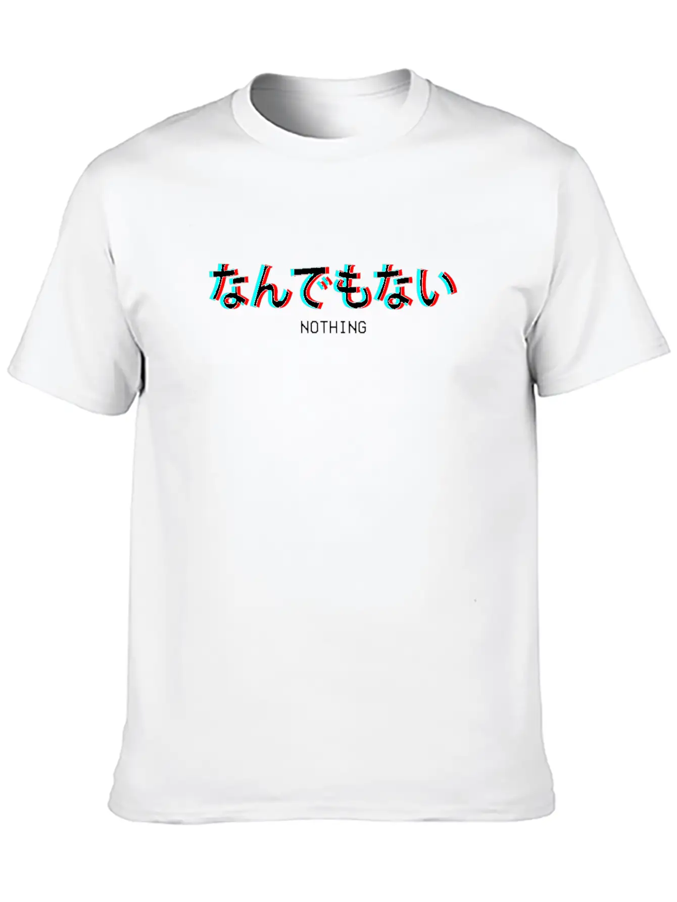 Nothing Japanese Vaporwave Aesthetic Gift Breathable Soft Cotton T-Shirt – Timeless Casual Look