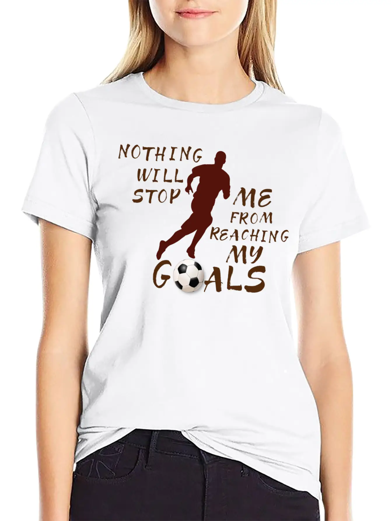 Nothing Will Stop Me Football T-Shirt Unisex Casual T-Shirt – Clean Design For Daily Comfort