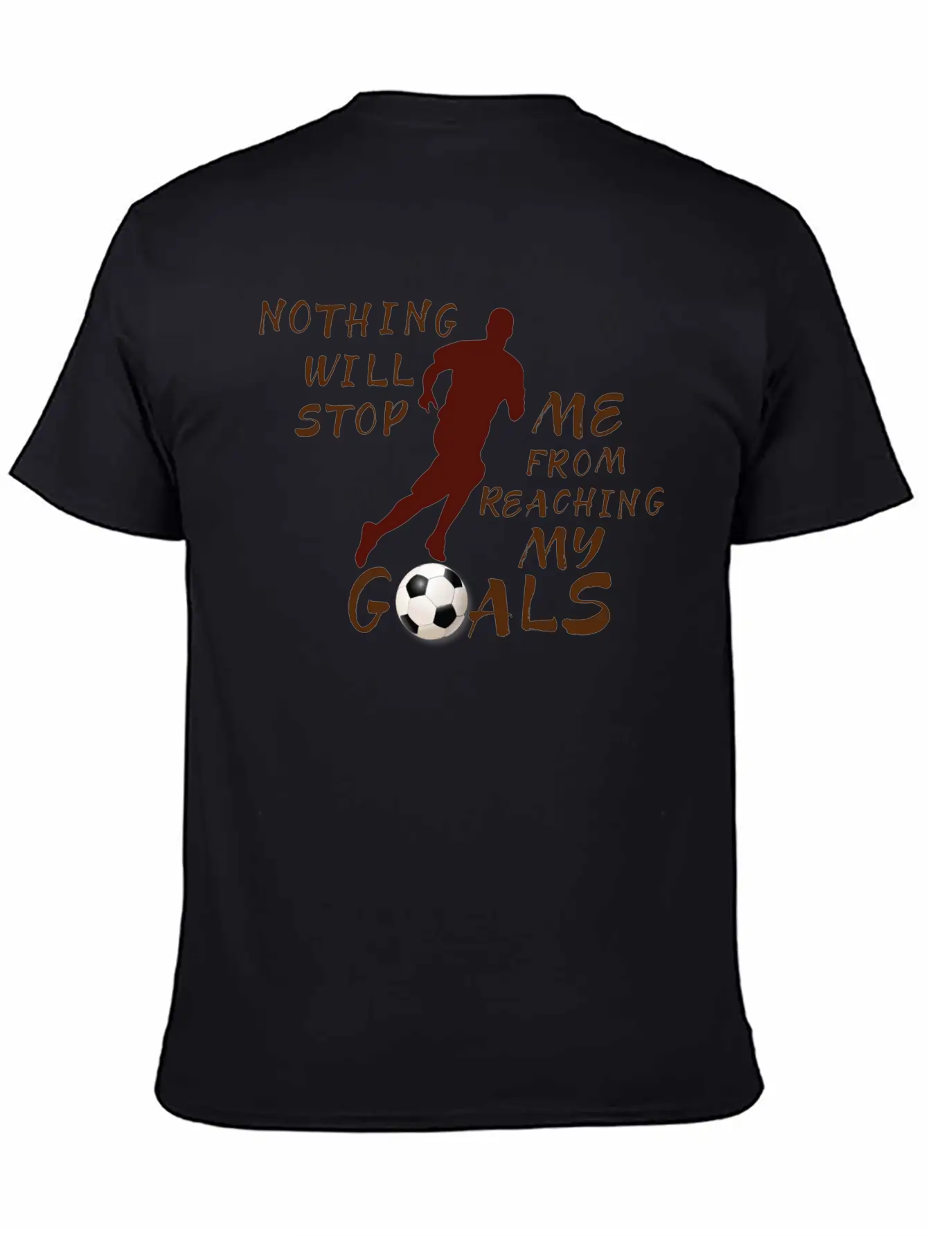 Nothing Will Stop Me Football T-Shirt Unisex Casual T-Shirt – Clean Design For Daily Comfort