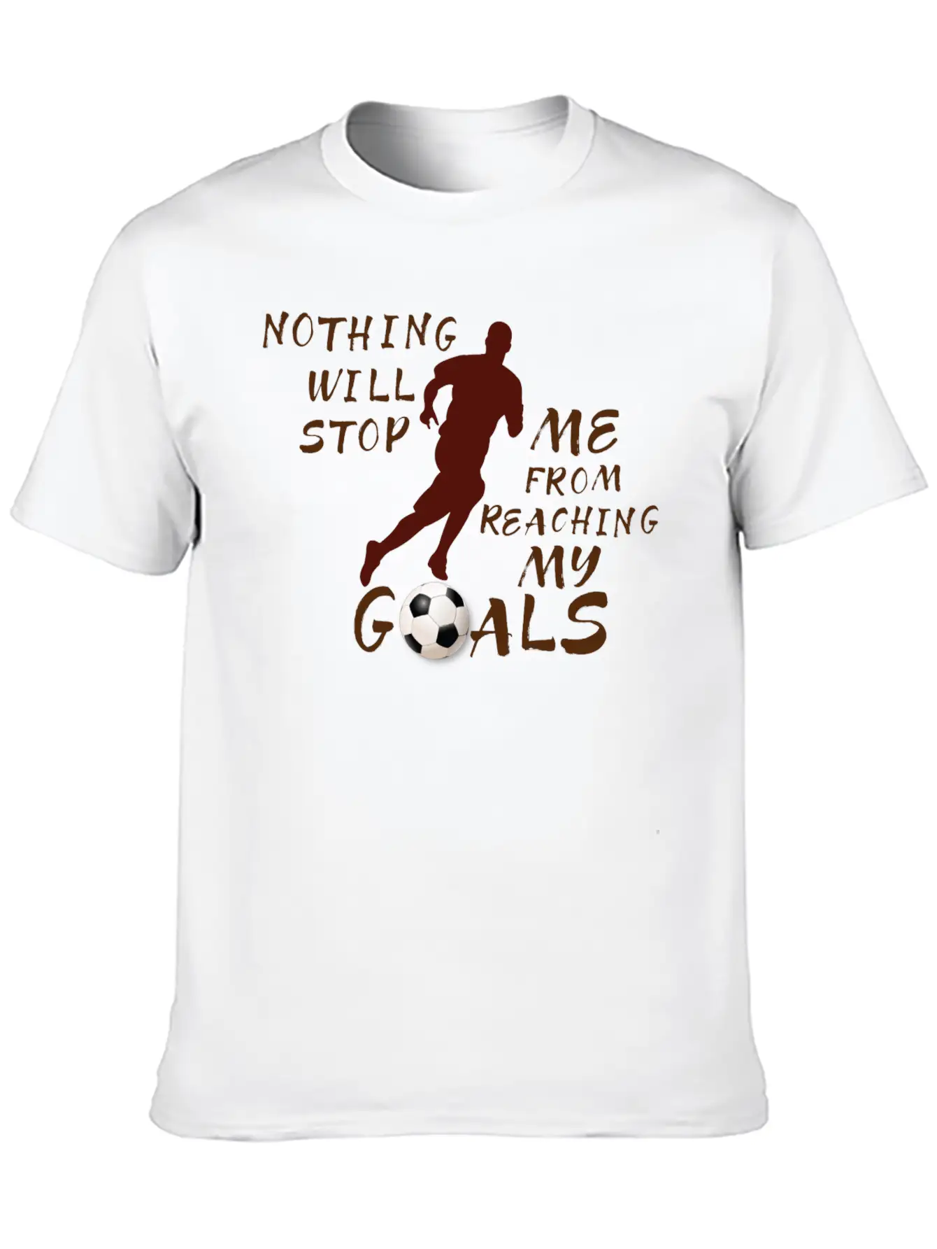 Nothing Will Stop Me Football T-Shirt Unisex Casual T-Shirt – Clean Design For Daily Comfort