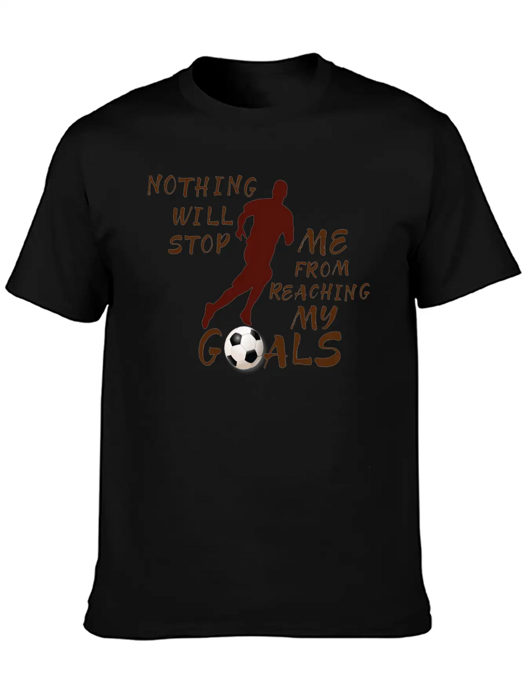 Nothing Will Stop Me Football T-Shirt Unisex Casual T-Shirt – Clean Design For Daily Comfort