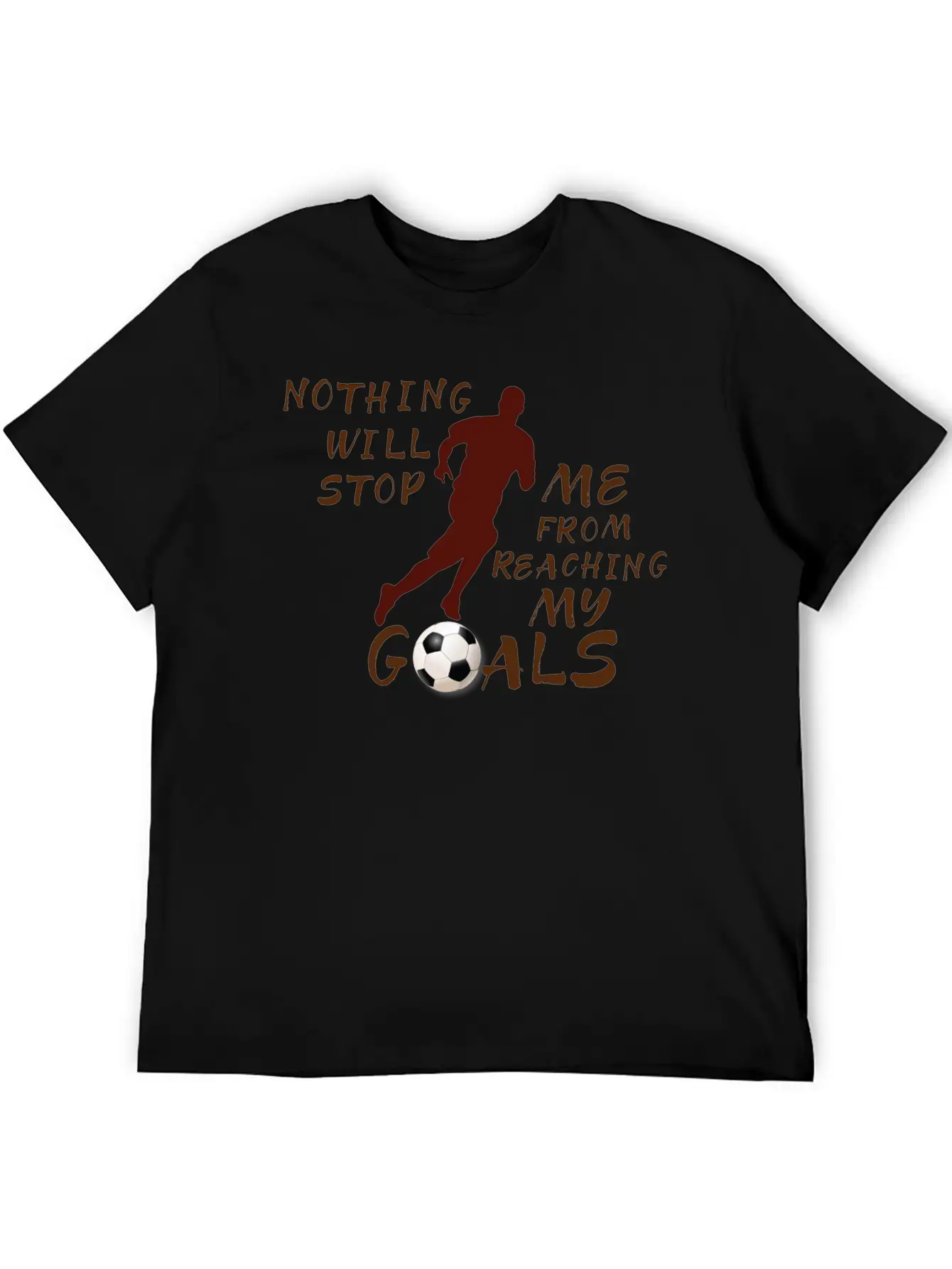 Nothing Will Stop Me Football T-Shirt Unisex Casual T-Shirt – Clean Design For Daily Comfort