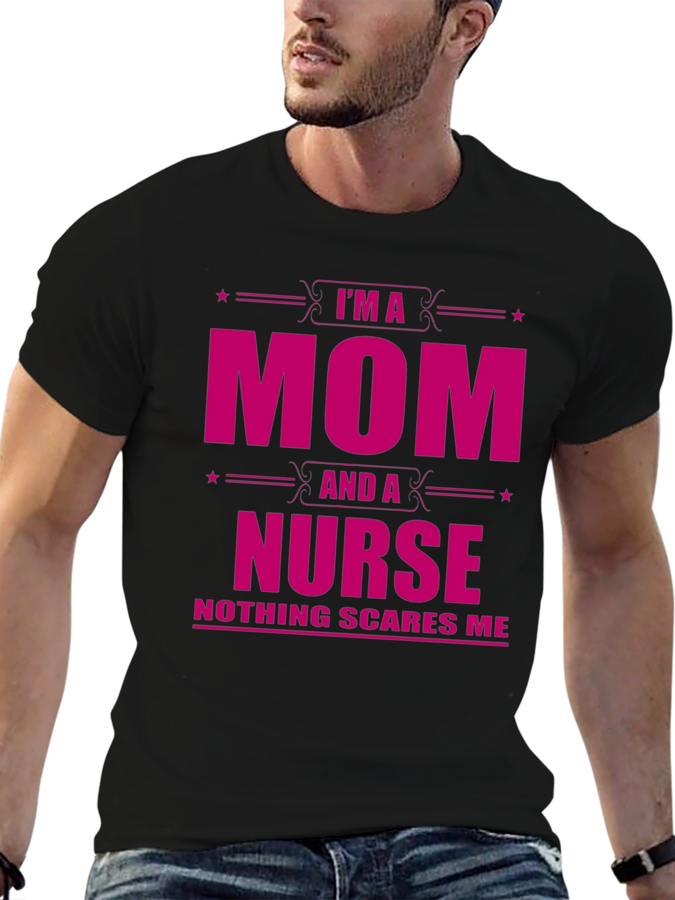 Im a Mom and a Nurse Graphic T-Shirt